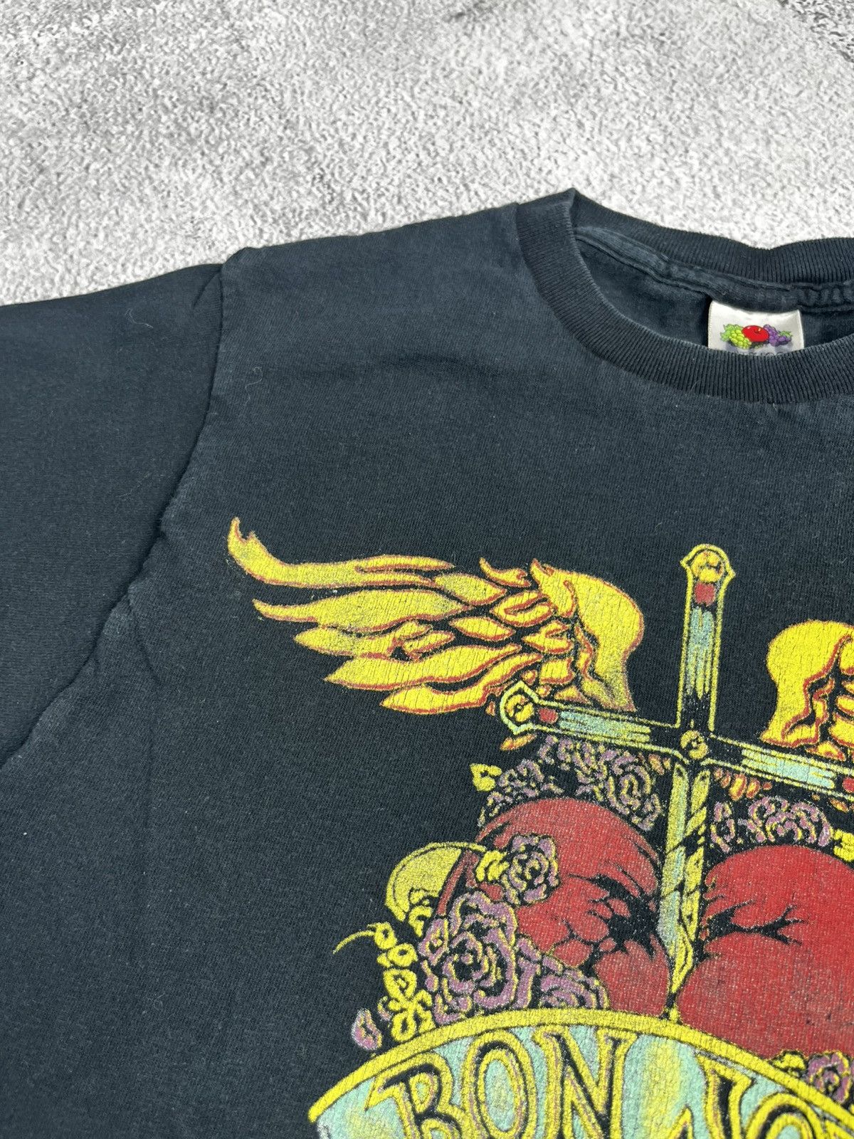 Band Tees Bon Jovi T-Shirt Black vintage 2008 size XL Size US M / EU 48-50 / 2 - 5 Thumbnail