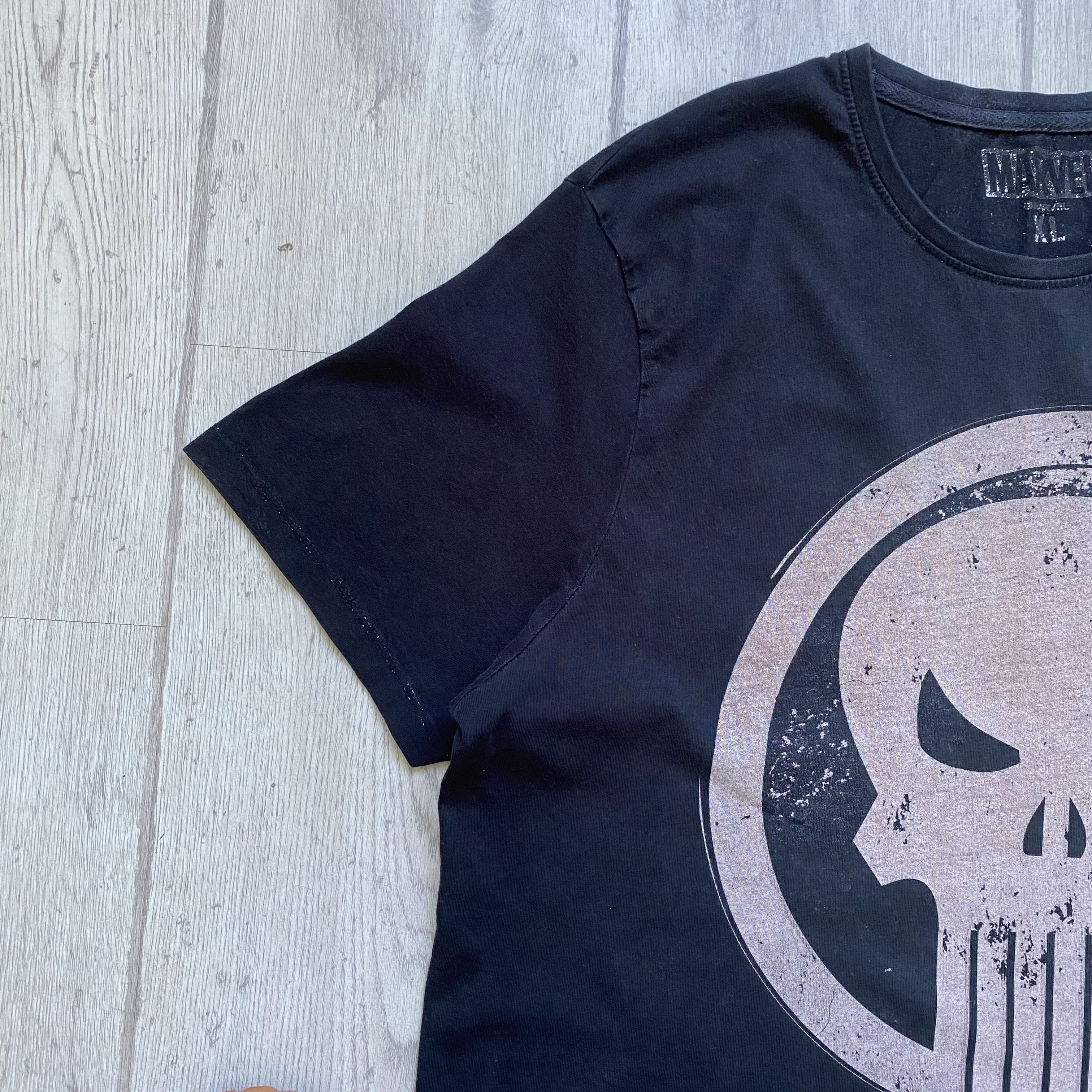 Marvel Comics Faded Marvel Vintage The Punisher Tee Promo Movie Size US L / EU 52-54 / 3 - 5 Thumbnail