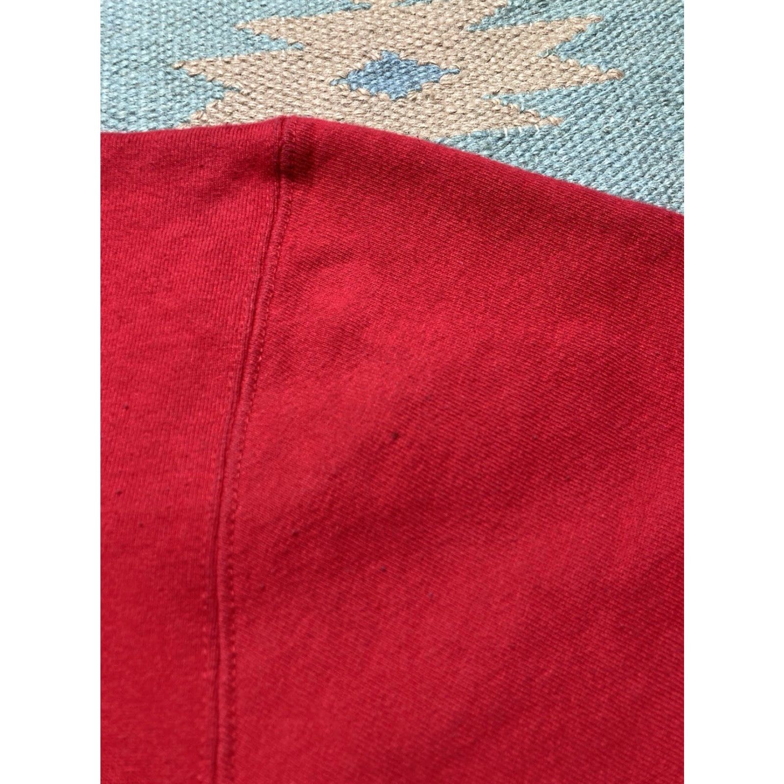Guess VINTAGE 90s Guess Jeans Embroidered USA Made Crimson Large Sweatshirt Crewneck Mens XL Pullover Red Size US XL / EU 56 / 4 - 5 Thumbnail