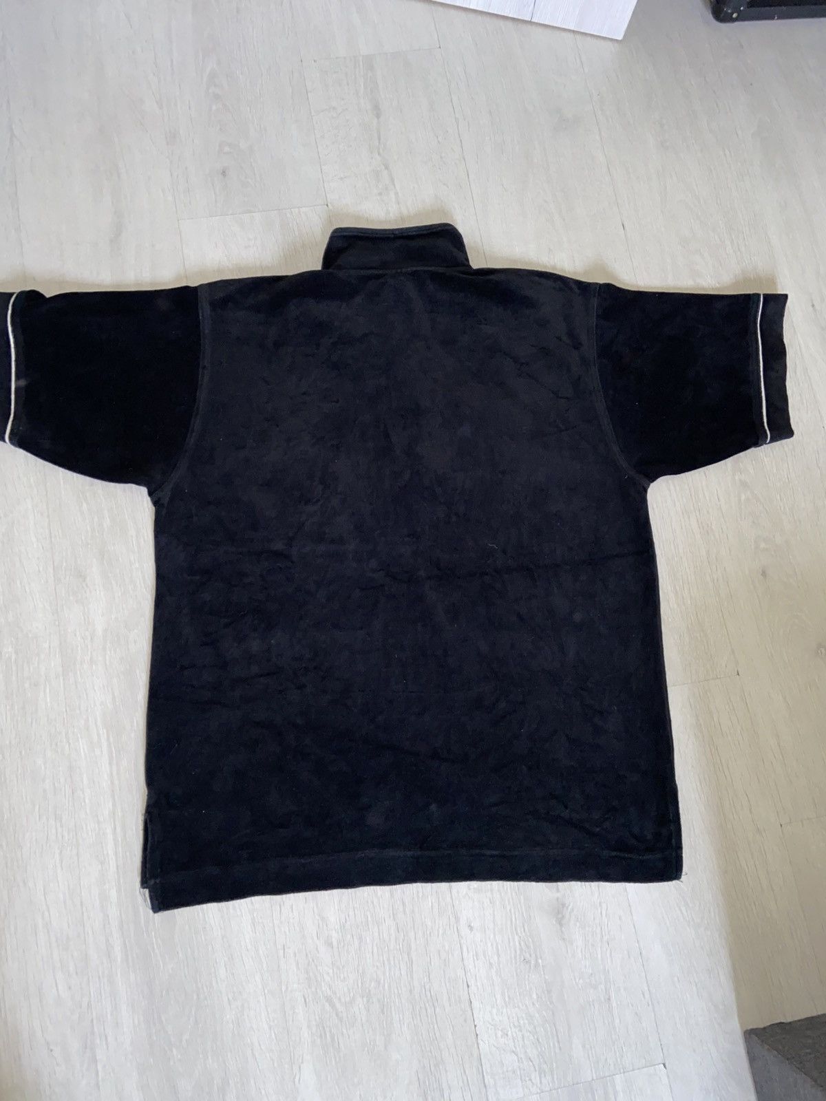 Puma Puma Vintage Velour Polo Shirt 90s (052-01-1992) Size US XL / EU 56 / 4 - 8 Thumbnail
