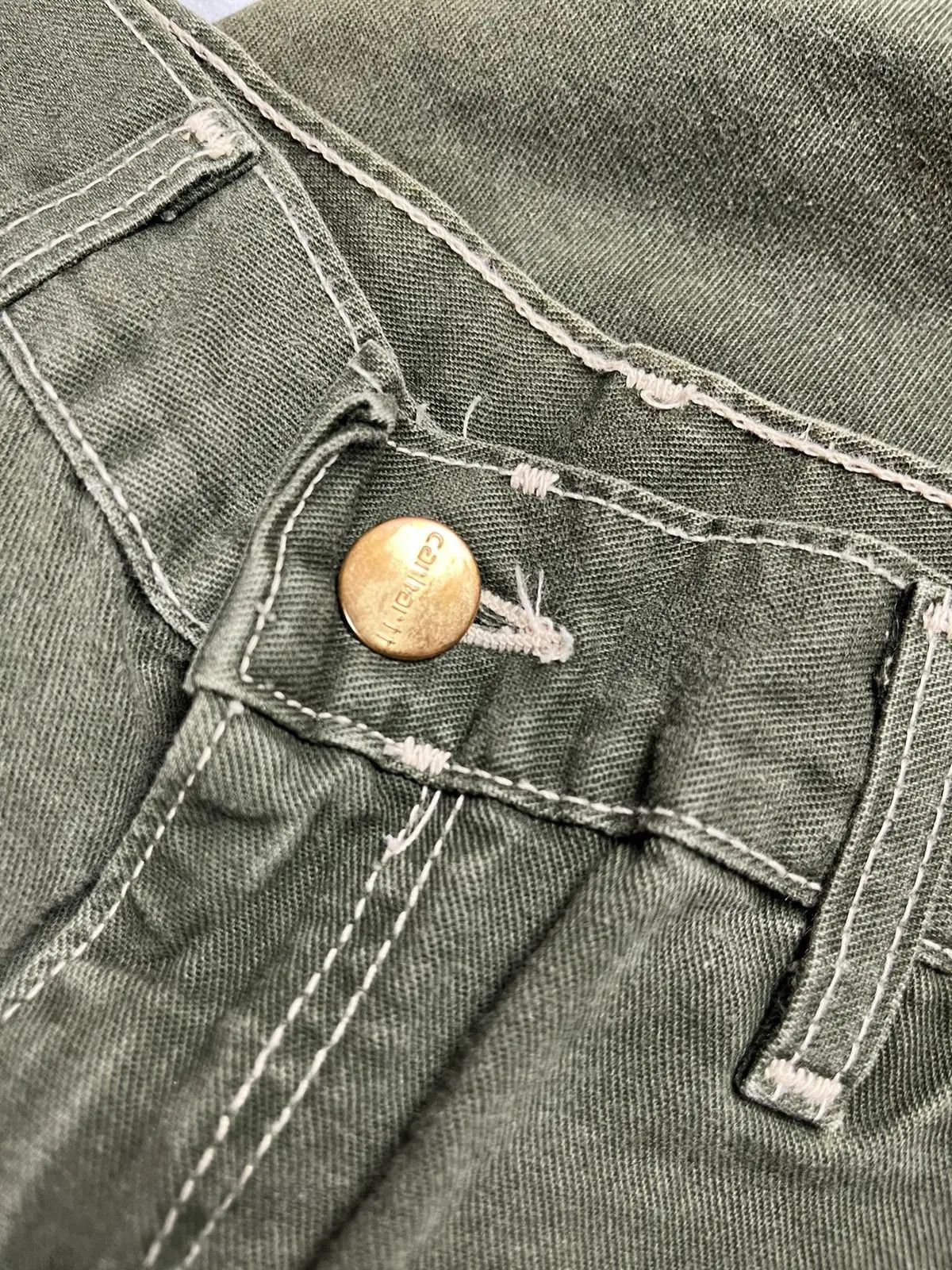 CRAZY VINTAGE RARE CARHARTT 90s WORKIN FADED CARPENTER PANTS