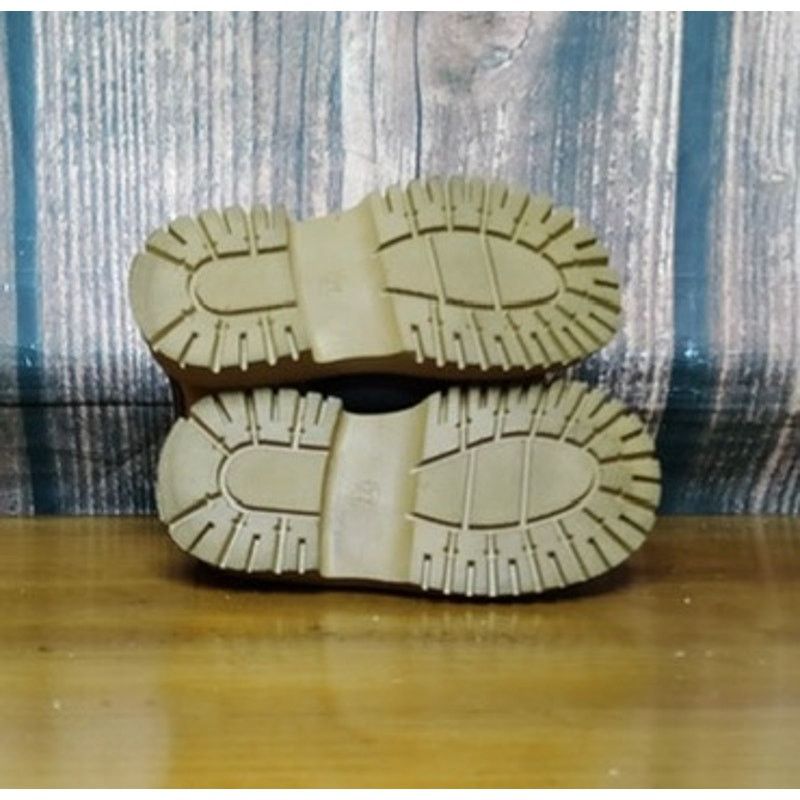 Other Unisex Kids Ankle Boots Size 27 Tan & Gray Lace Up Lug Sole Size US 10 / EU 43 - 6 Thumbnail