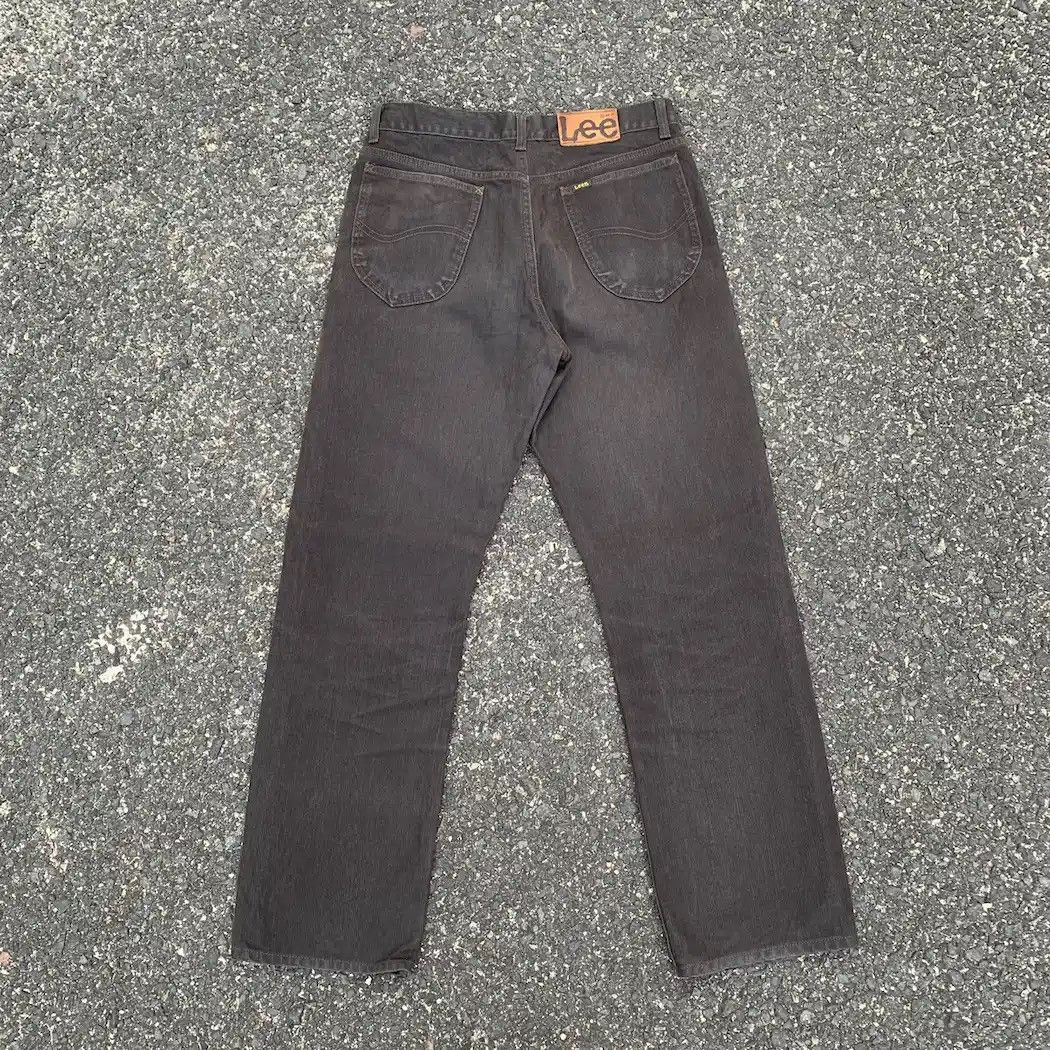 Japanese Brand Vintage Lee Japan Black Faded Trousers Hickory Pants Size US 29 - 8 Thumbnail