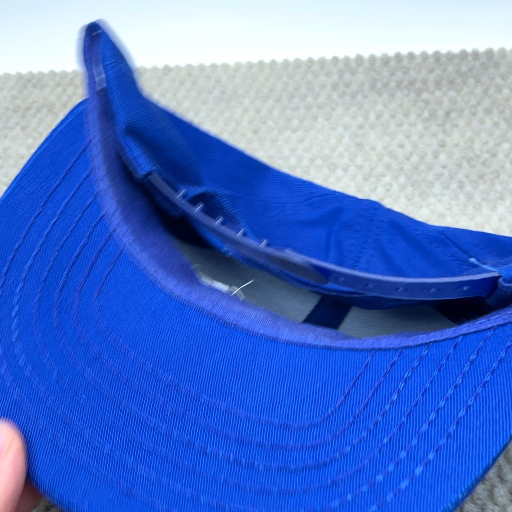 Rains VINTAGE Amtrak Railroad Hat Cap Trucker 90s Beech Grove USA Adjustable Blue Mens Hat Size ONE SIZE - 4 Thumbnail
