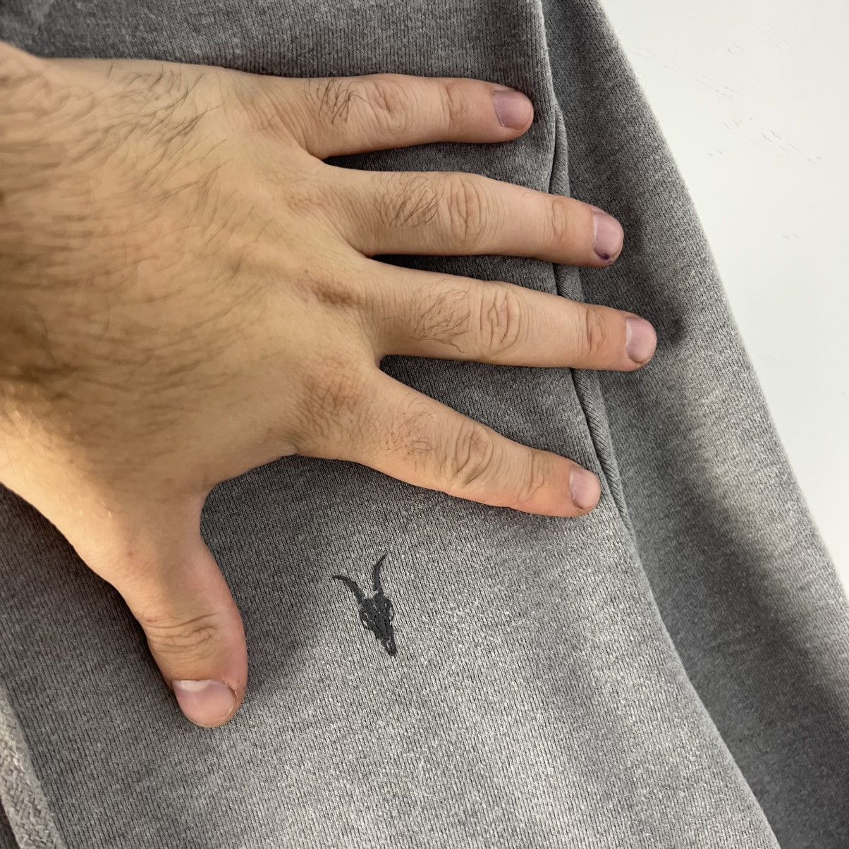 Allsaints Vintage Allsants Mini Logo Zip Up Hoodie Streetwear Style Size US M / EU 48-50 / 2 - 3 Thumbnail
