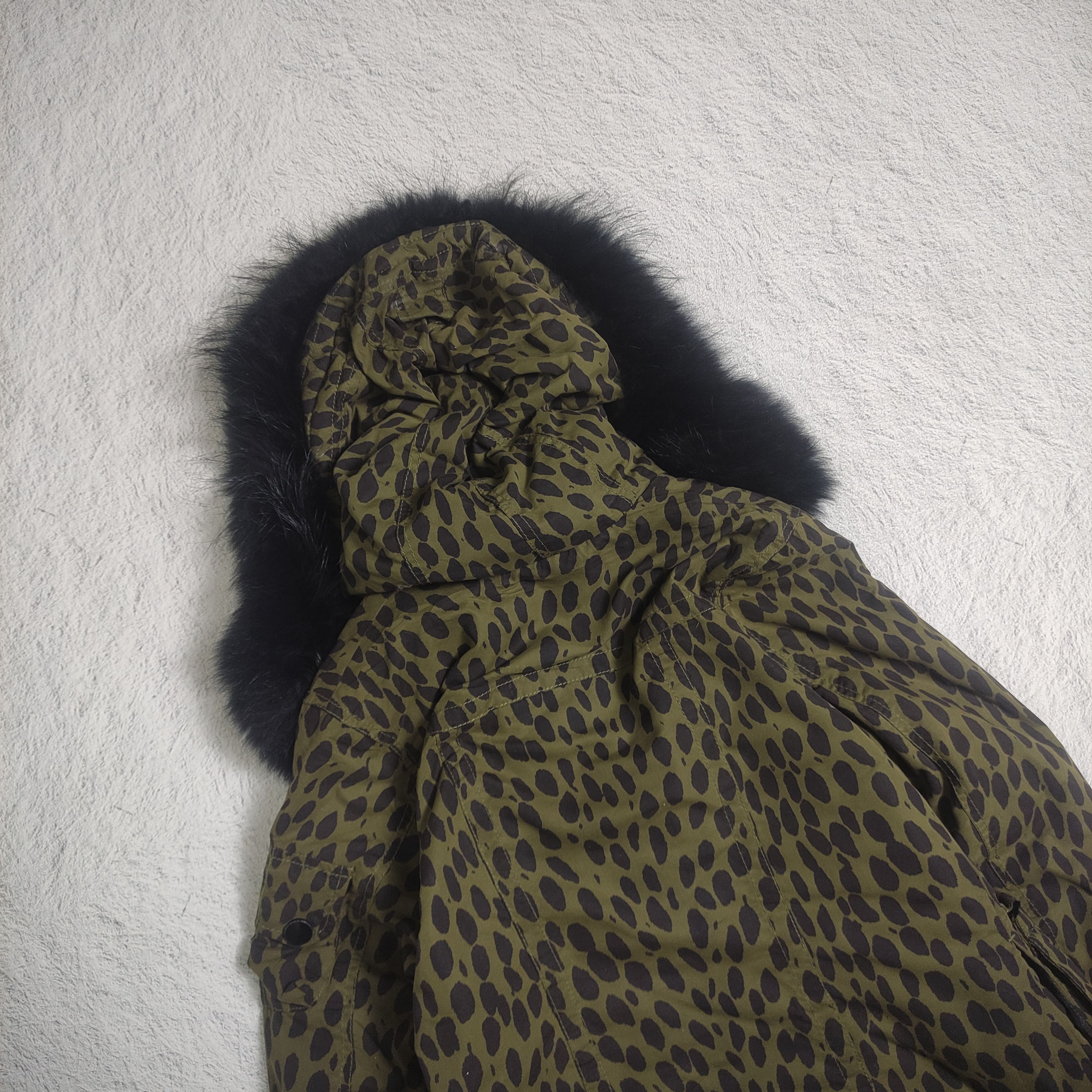 If Six Was Nine × KMRii × Le Grande Bleu (L.G.B.) Sly Fur Raccoon Jacket Loepard Japanese Brand Size US M / EU 48-50 / 2 - 6 Thumbnail