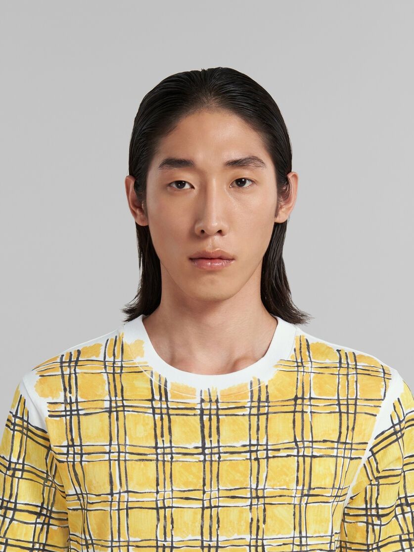 Marni o1w1db10125 Bio Cotton T-Shirt in Yellow Size US XL / EU 56 / 4 - 5 Thumbnail