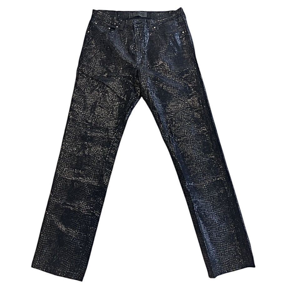 Vintage Versace Jeans Snakeskin Denim