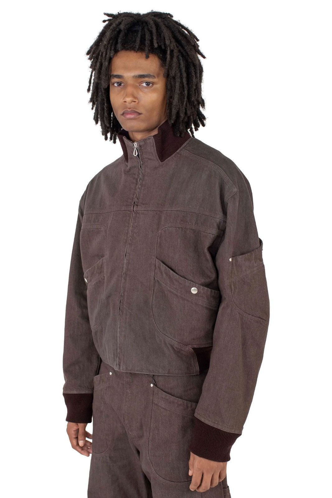 Kiko Kostadinov Konkord Denim Dune Wash Bomber Jacket 1/90