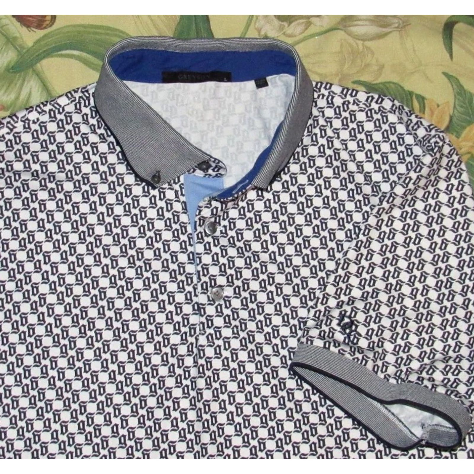 Vintage GREYSON Polo Shirt Large Dunwoody Country Club Mens Short Sleeve Size US L / EU 52-54 / 3 - 2 Thumbnail