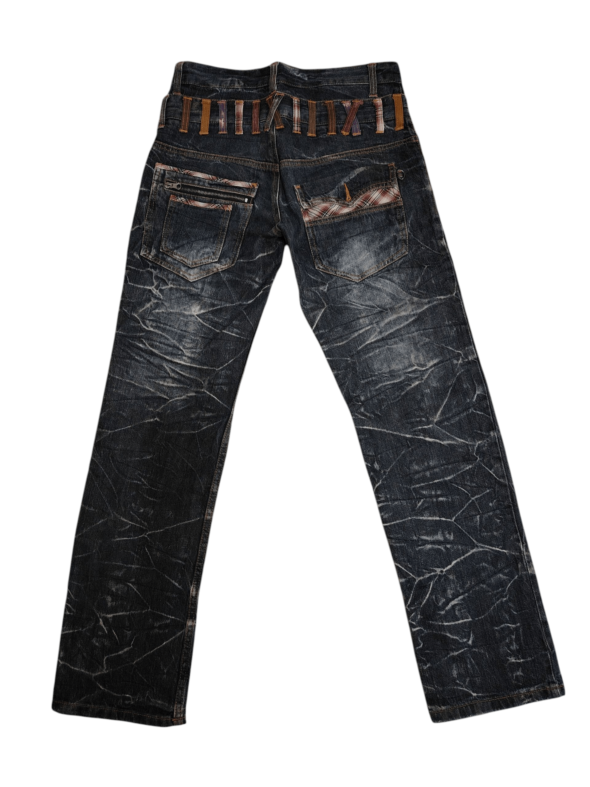 Kapital Nylaus Double Waist Denim Jeans Size US 30 / EU 46 - 2 Thumbnail