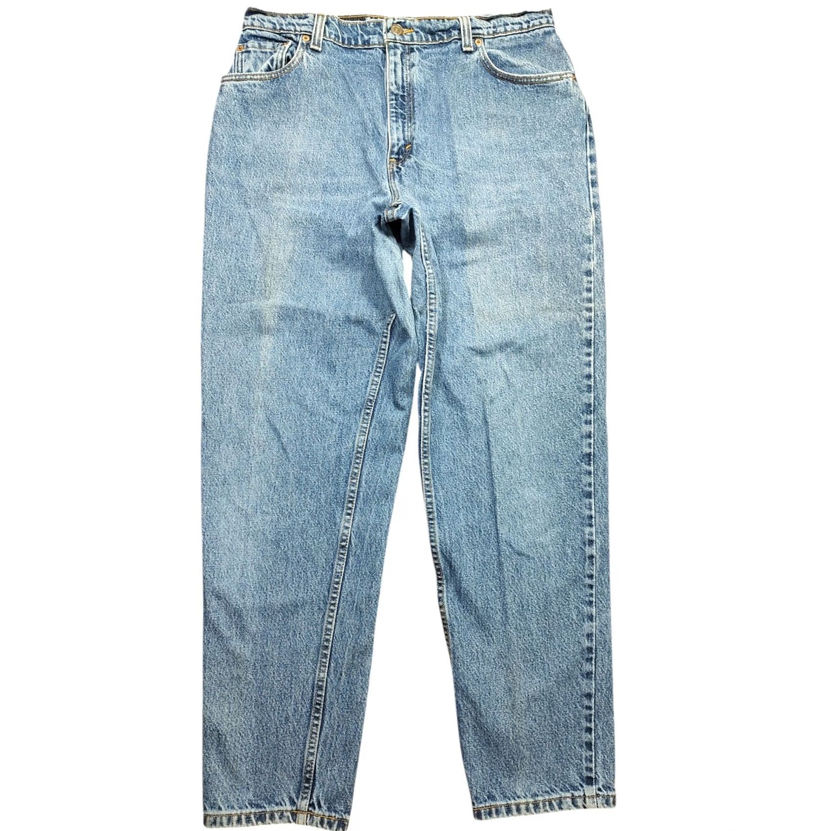 Levi's VINTAGE Levi's Womens Jeans 551 Relaxed Fit Tapered Leg Blue 34x30 Denim Cotton 90s Retro USA Size 24" / US 00 / IT 34 - 2 Thumbnail