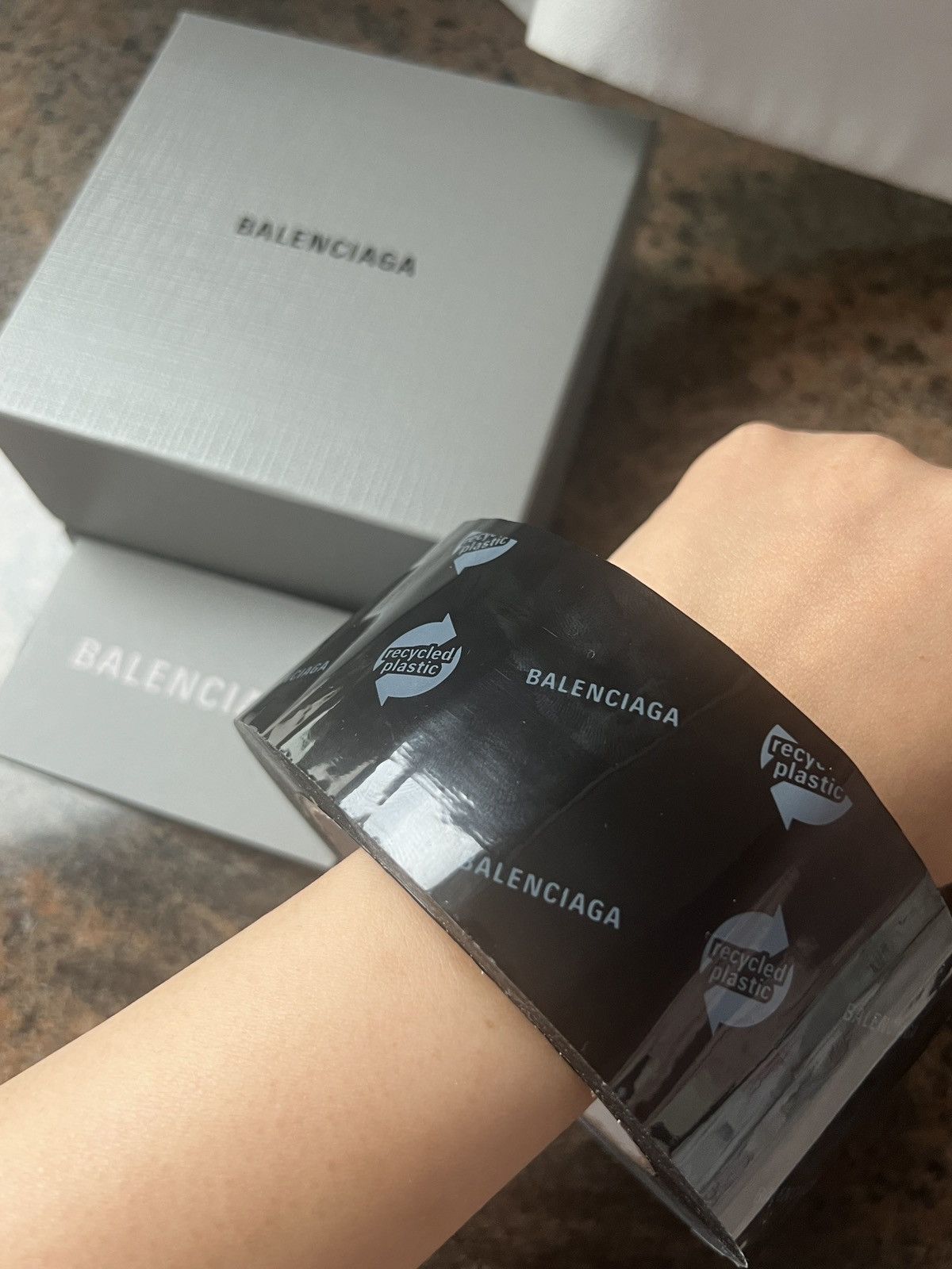 Balenciaga 🔥 🔥 Limited Balenciaga Objects Tape Bracelet Size ONE SIZE - 2 Thumbnail