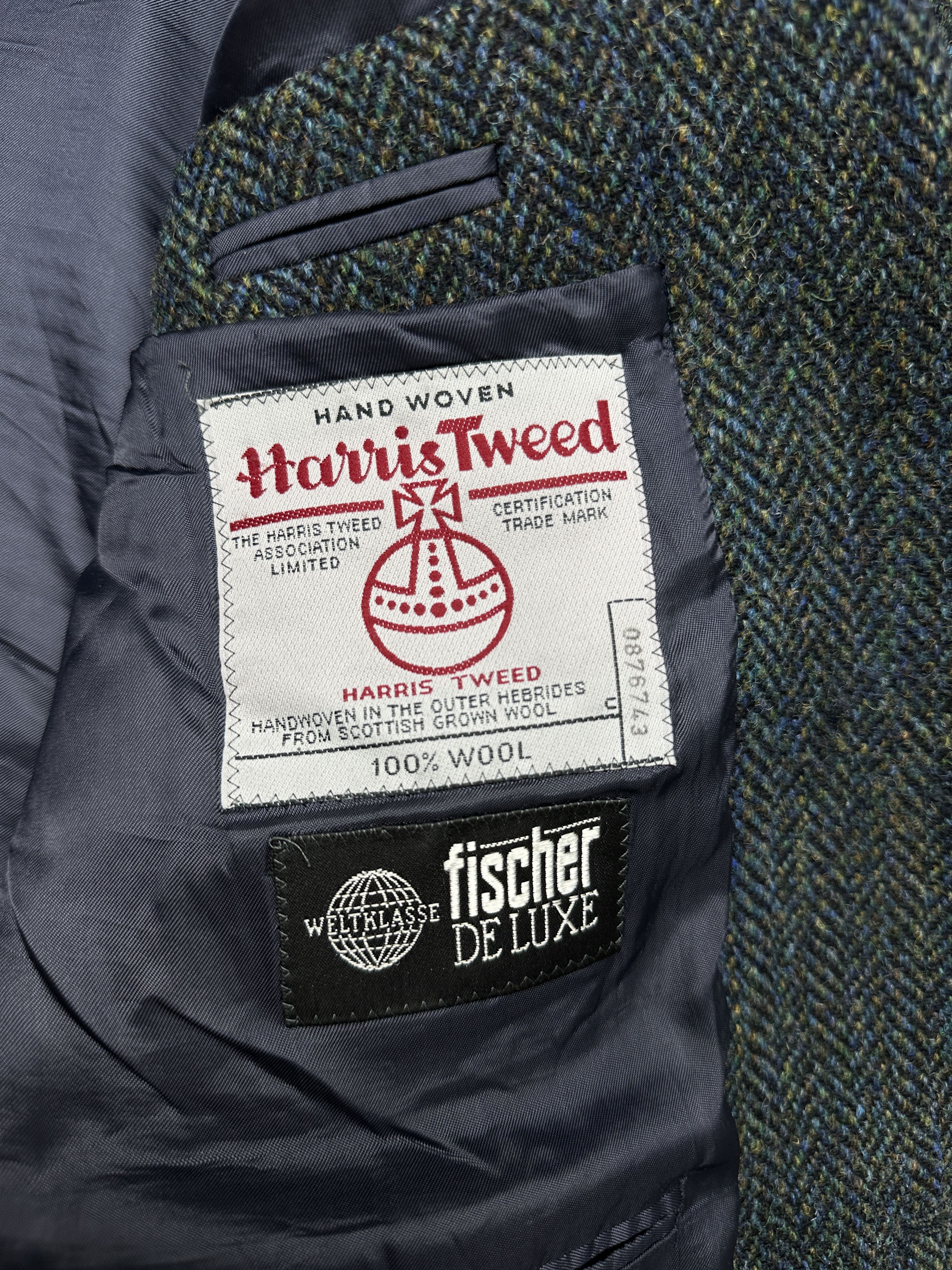 Harris Tweed Harris Tweed Vintage Mens Wool Blazer Jacket Size US XL / EU 56 / 4 - 3 Thumbnail
