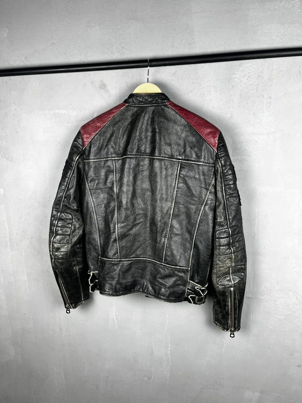 Replay Replay racing leather jacket size L y2k Size US L / EU 52-54 / 3 - 13 Thumbnail