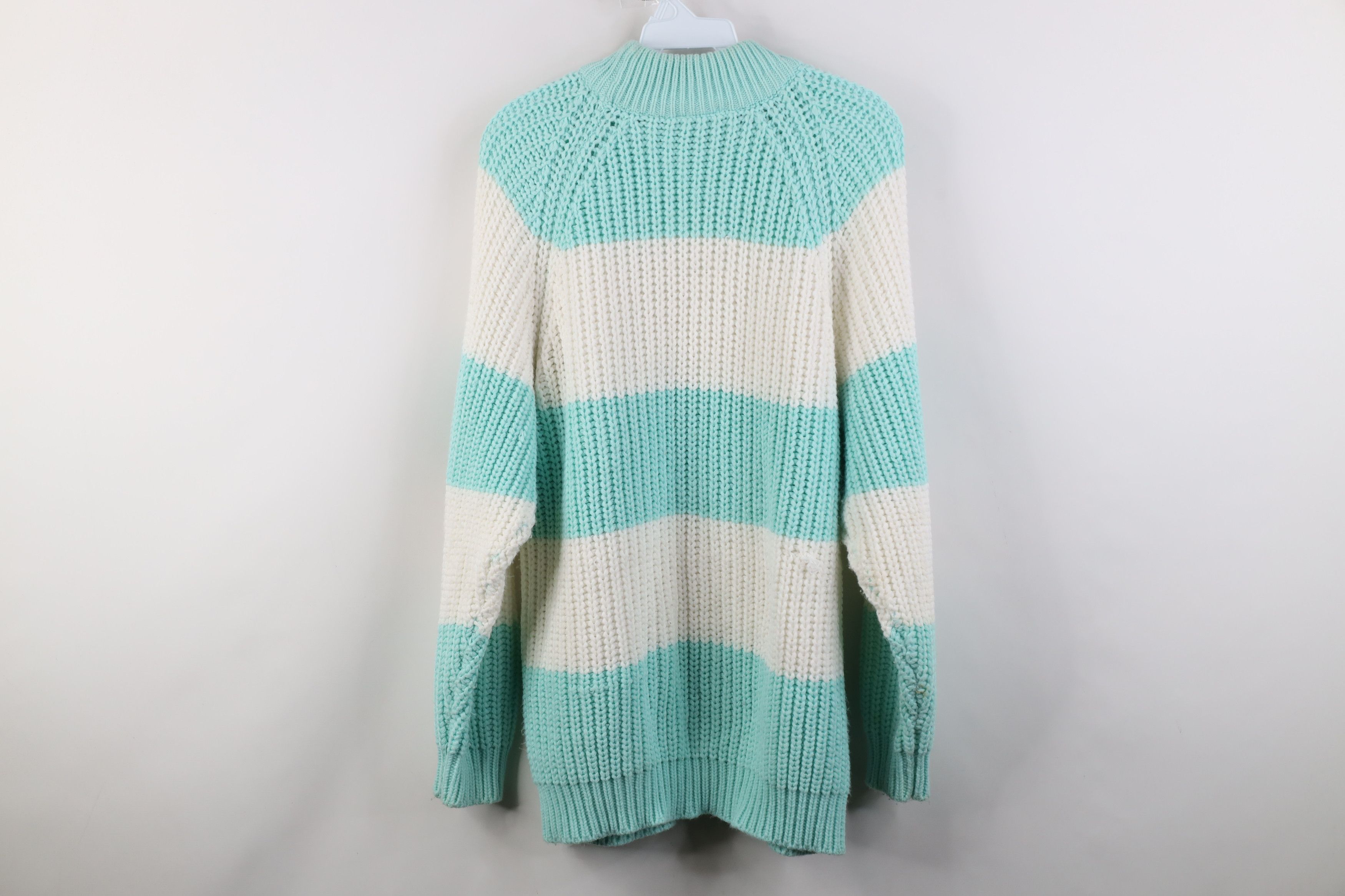 Vintage Vintage 80s 90s Streetwear Striped Ribbed Knit Sweater Size M / US 6-8 / IT 42-44 - 12 Thumbnail