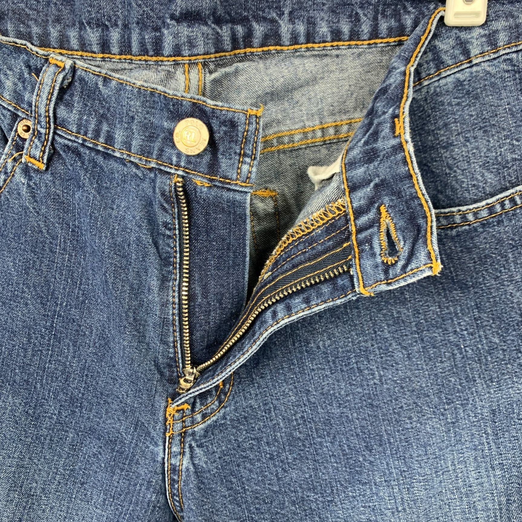 Ralph Lauren Polo Ralph Lauren Jeans Jeans Blue 4 32 Relaxed Regular Women Zip 100% Cotton Straight Vintage Women's? Size 27" / US 4 / IT 40 - 7 Thumbnail