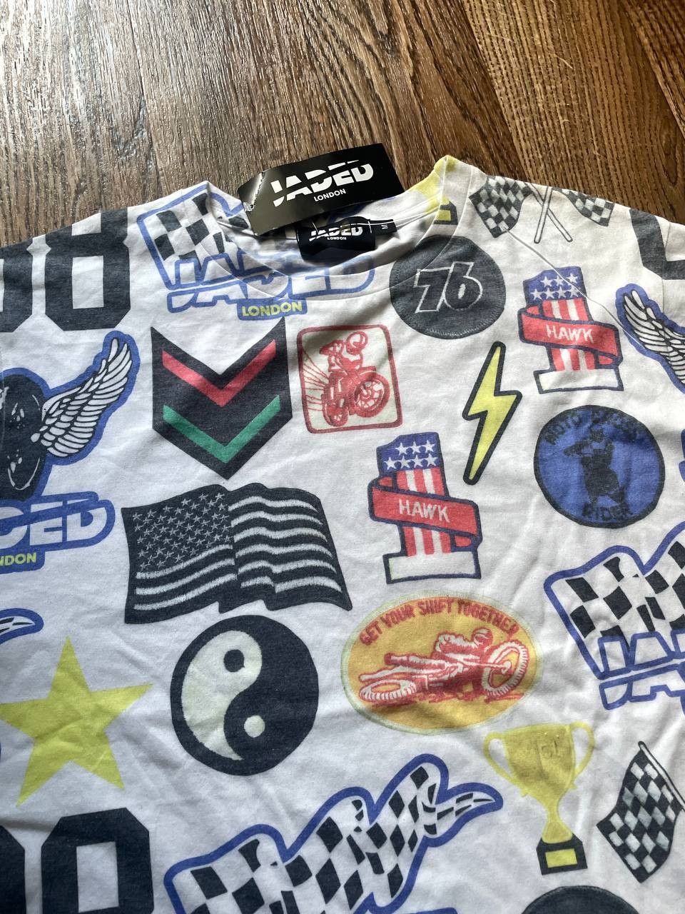 Jaded London 💥Y2k Jaded London Print Boxy T-Shirt Size US M / EU 48-50 / 2 - 5 Thumbnail