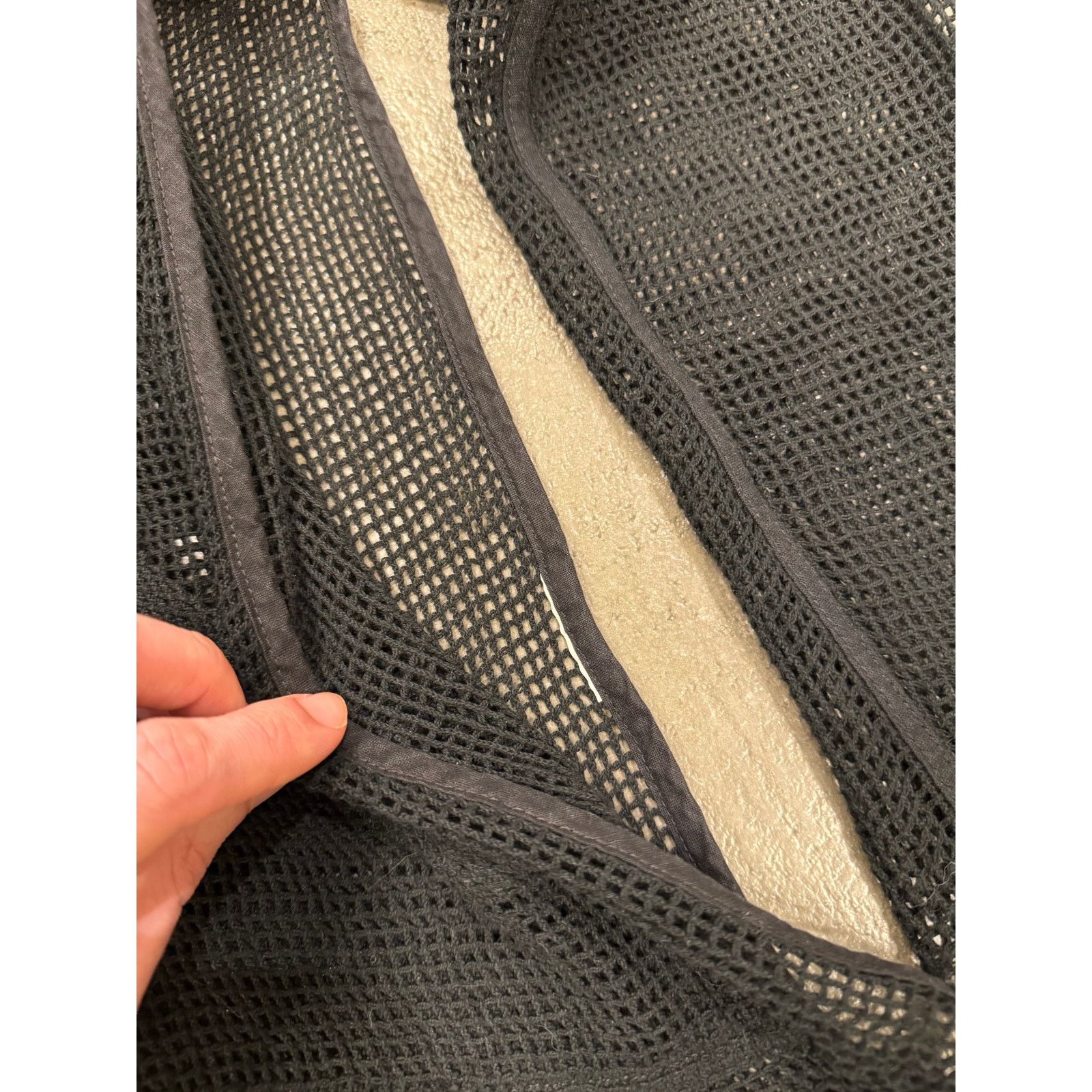 Raf Simons S/S 2003 Raf Simons mesh cutout hoodie Size US M / EU 48-50 / 2 - 7 Thumbnail