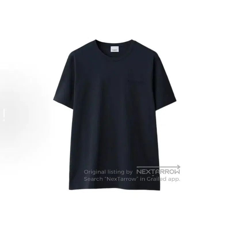Burberry Burberry Blue Cotton Men's T. Size US S / EU 44-46 / 1 - 1 Thumbnail