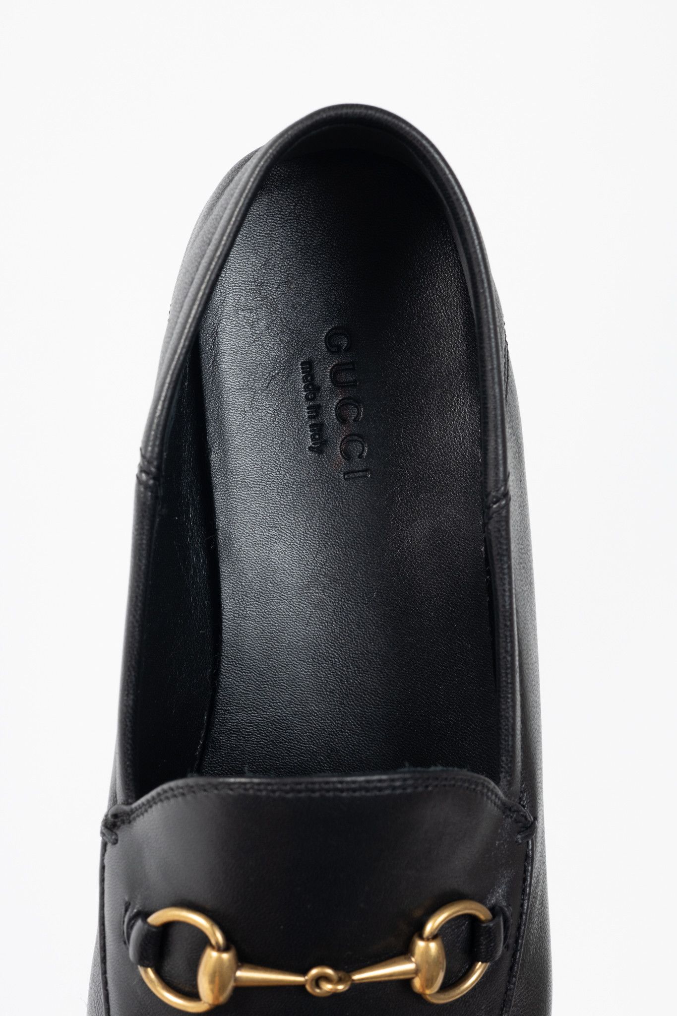 Gucci Gucci Nero Agnello Plonge Horsebit Loafers Size US 8.5 / IT 38.5 - 9 Thumbnail
