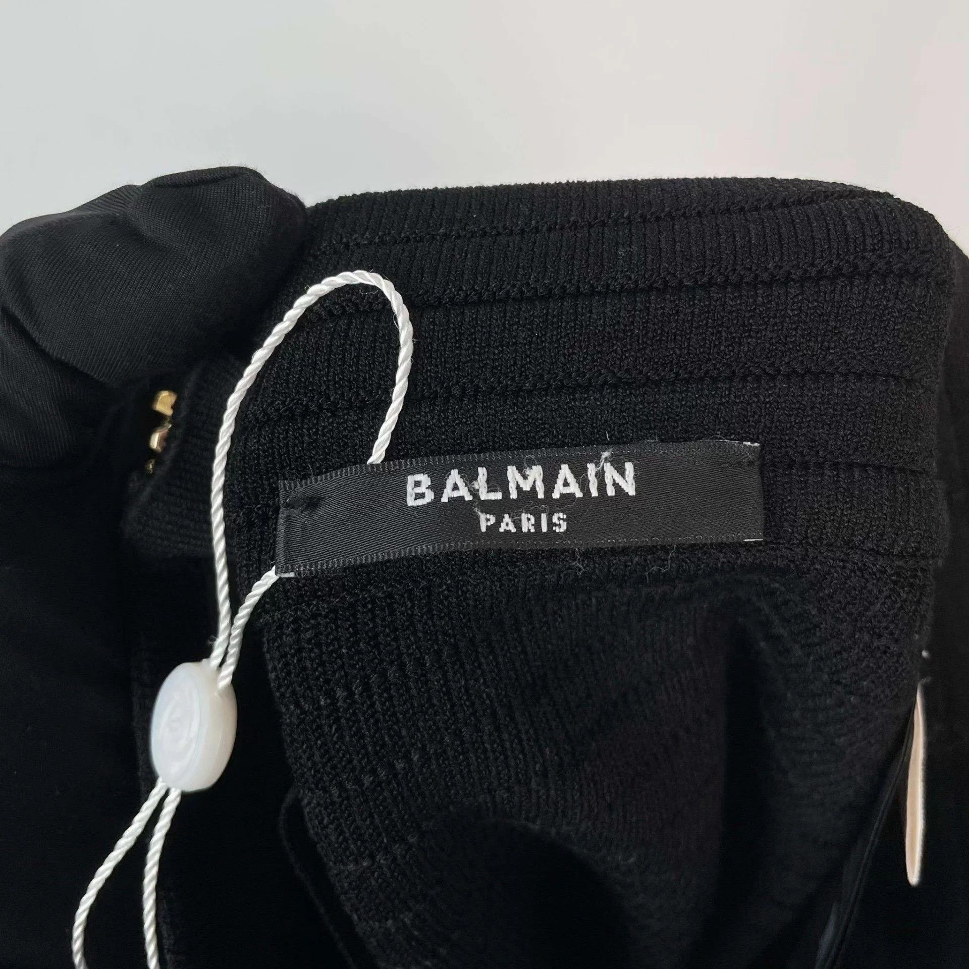 Balmain Balmain Black Mini Skirt 38 Size 25" / US 0 / IT 36 - 4 Thumbnail