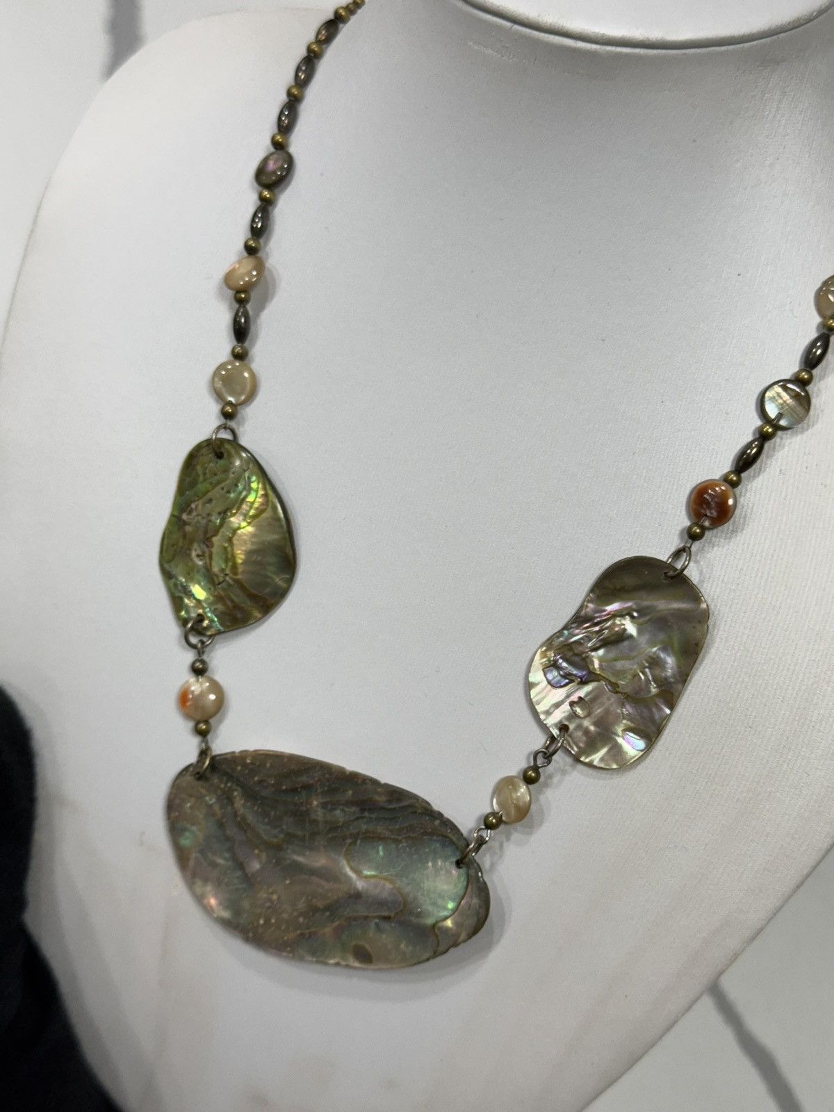 Vintage Vintage freshwater abalone Necklace Size ONE SIZE - 5 Thumbnail