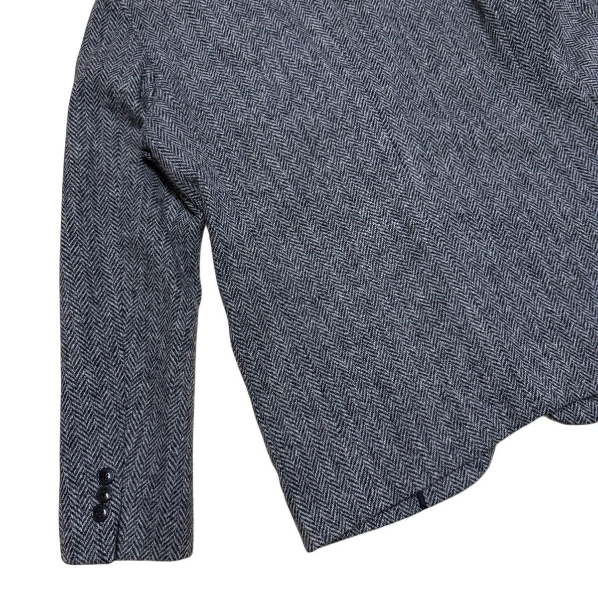 Harris Tweed Harris Tweed Tomorrowland Wool Minimalist Blazer Size 42R - 6 Thumbnail