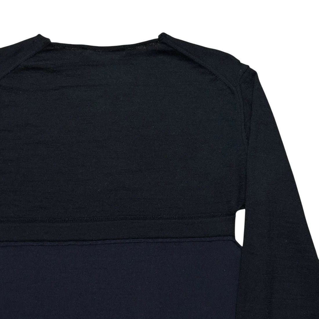 Comme des Garcons Comme des Garcons Shirt Cut Out Two Tone Wool Sweater Size US M / EU 48-50 / 2 - 5 Thumbnail