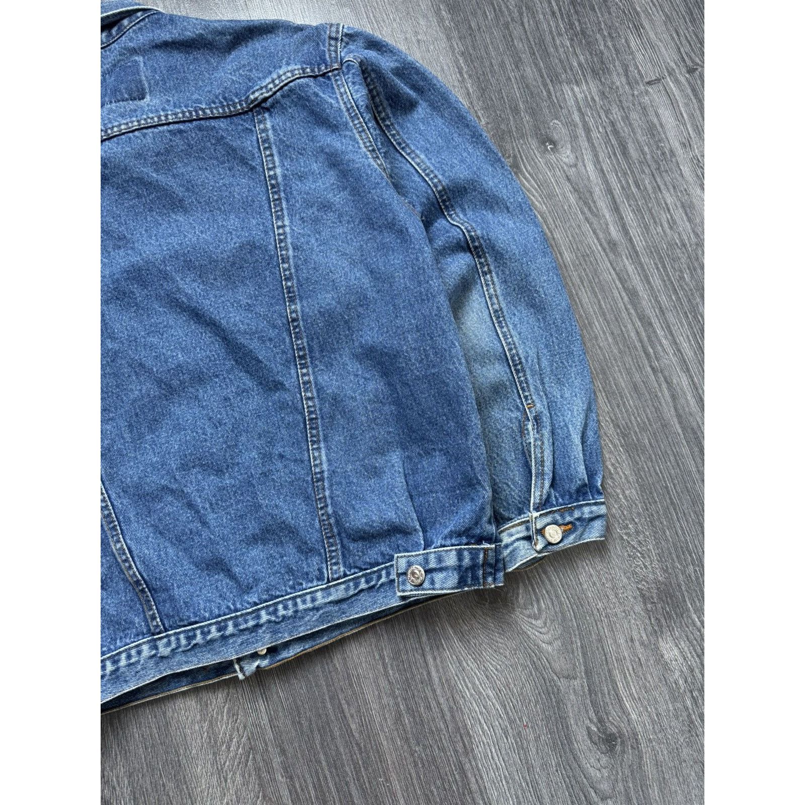 Levi's × Vintage 90s Vintage Levis Denim Track Jacket Size US L / EU 52-54 / 3 - 9 Thumbnail