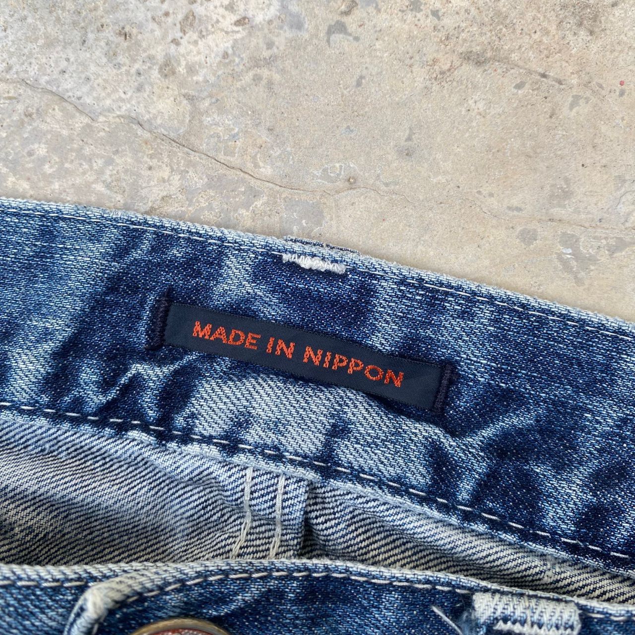 Japanese Brand Vintage Blue Way Garments Flare Denim Size US 33 - 20 Thumbnail