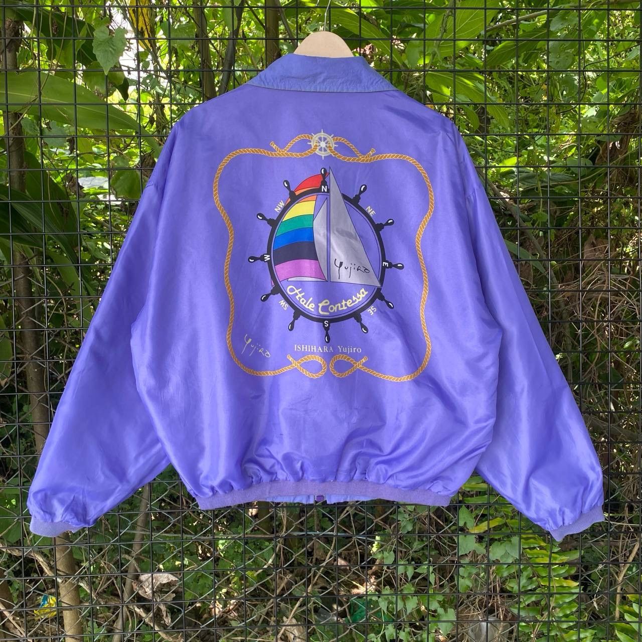 Designer × Japanese Brand × Vintage Vtg Designer Yujiro Ishihara Baggy Light Zipper Jacket Size US M / EU 48-50 / 2 - 1 Thumbnail