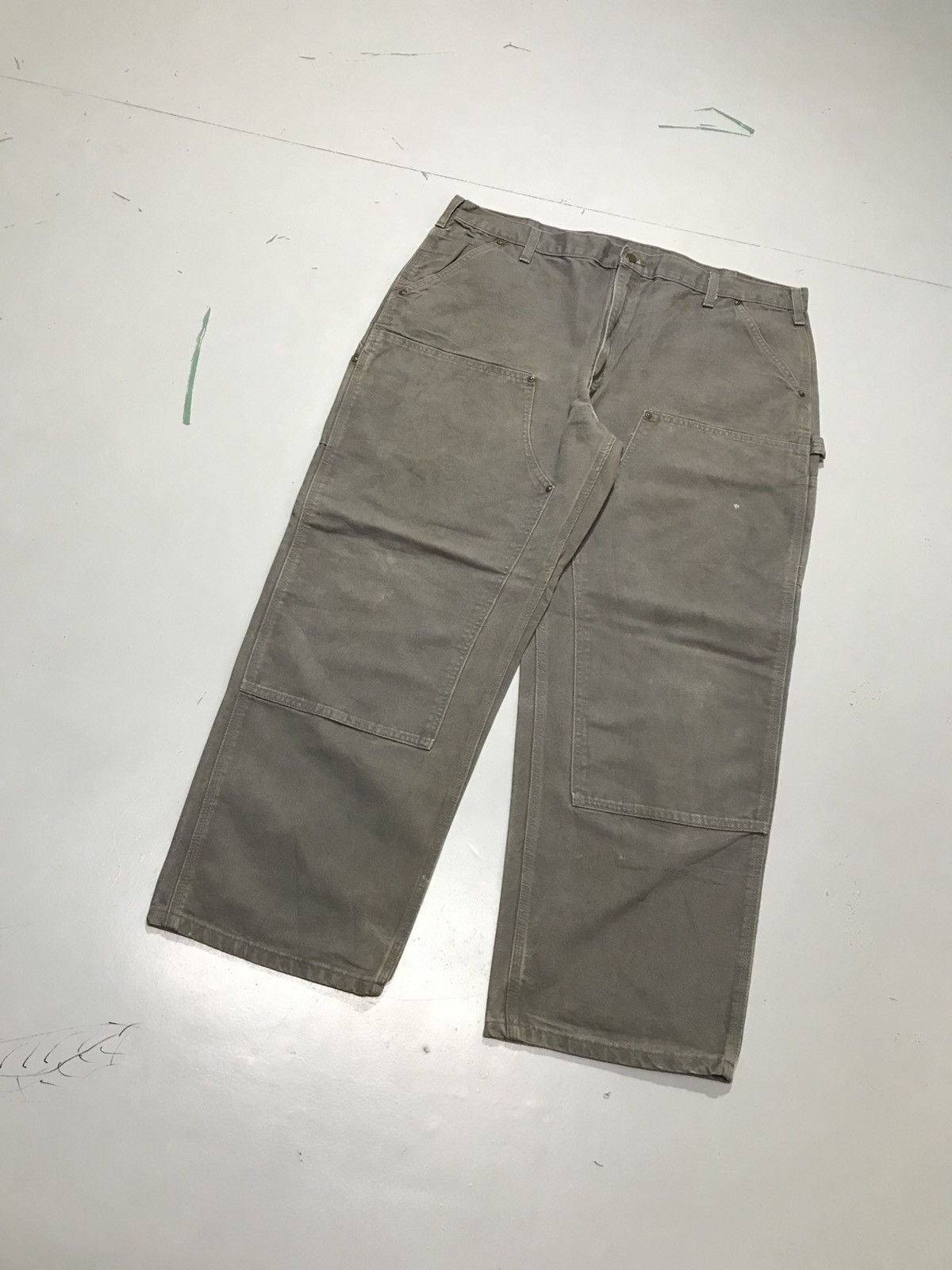 Carhartt Vintage carhartt B136 GVL double knee workwear Size US 42 / EU 58 - 3 Thumbnail