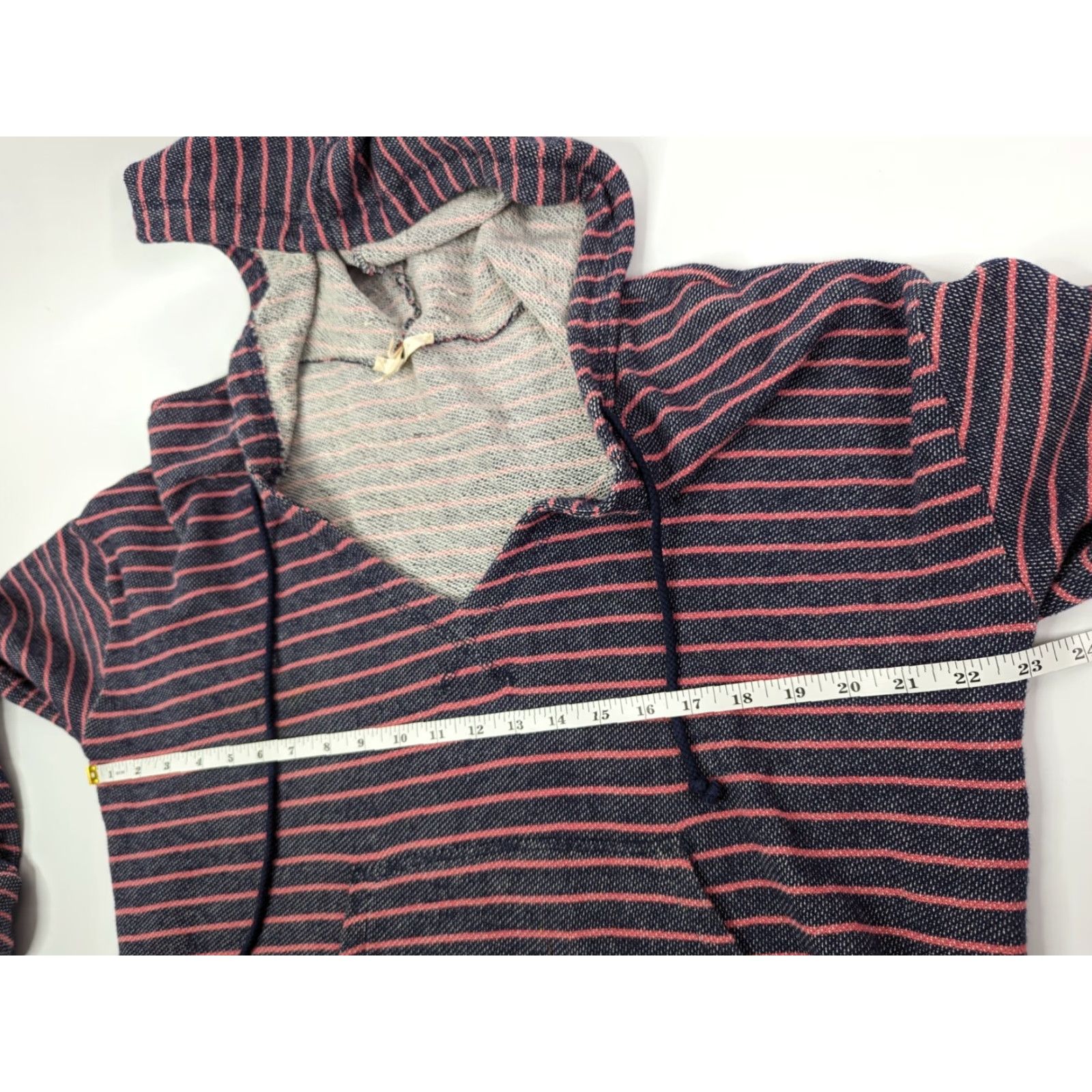 Joie JOIE Soft Knit Sweatshirt V-Neck Pullover Stripe Women's L Shirt Knitted Multicolor Knit Sweater Size L / US 10 / IT 46 - 7 Thumbnail