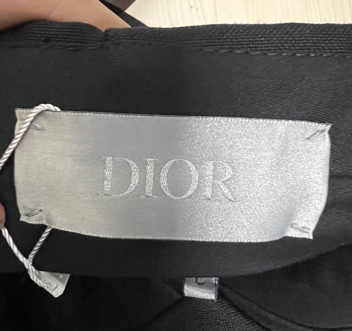 Dior Dior Black High-waisted Dress Pants J41 Size US 36 / EU 52 - 3 Thumbnail