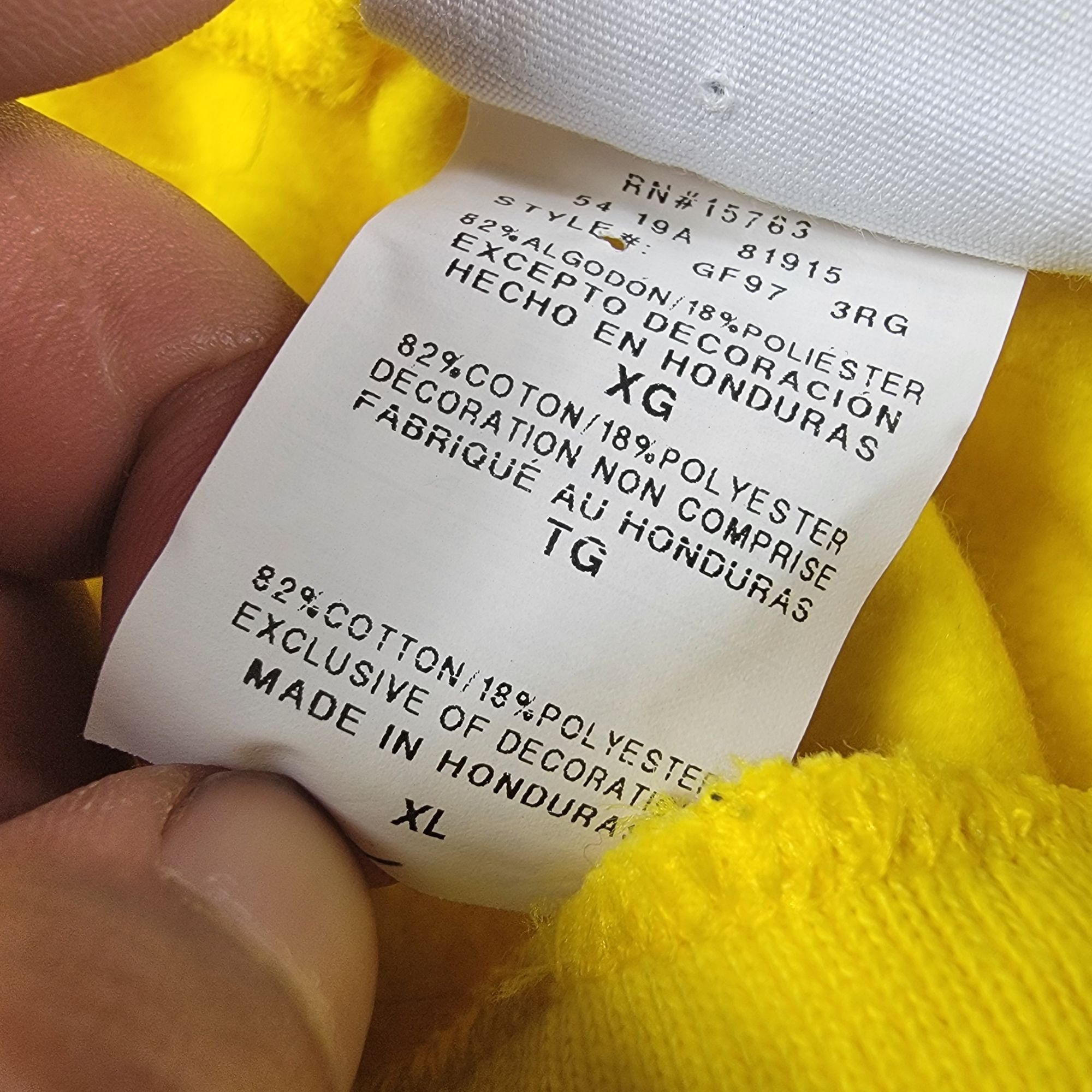 Champion Champion Reverse Weave Mens XL Yellow Shorts Athletic Outdoo Size US 44 / EU 60 - 4 Thumbnail