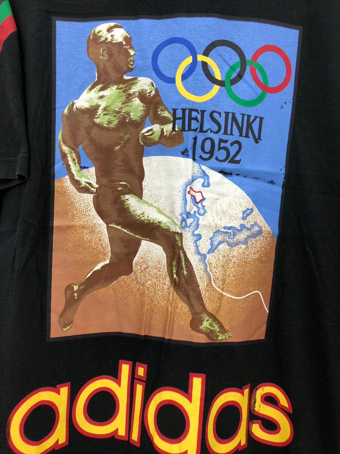 Adidas × USA Olympics × Vintage Vintage 90 Adidas Olympics Stockholm Helsinki 1952 Shirt BN Size US M / EU 48-50 / 2 - 3 Thumbnail