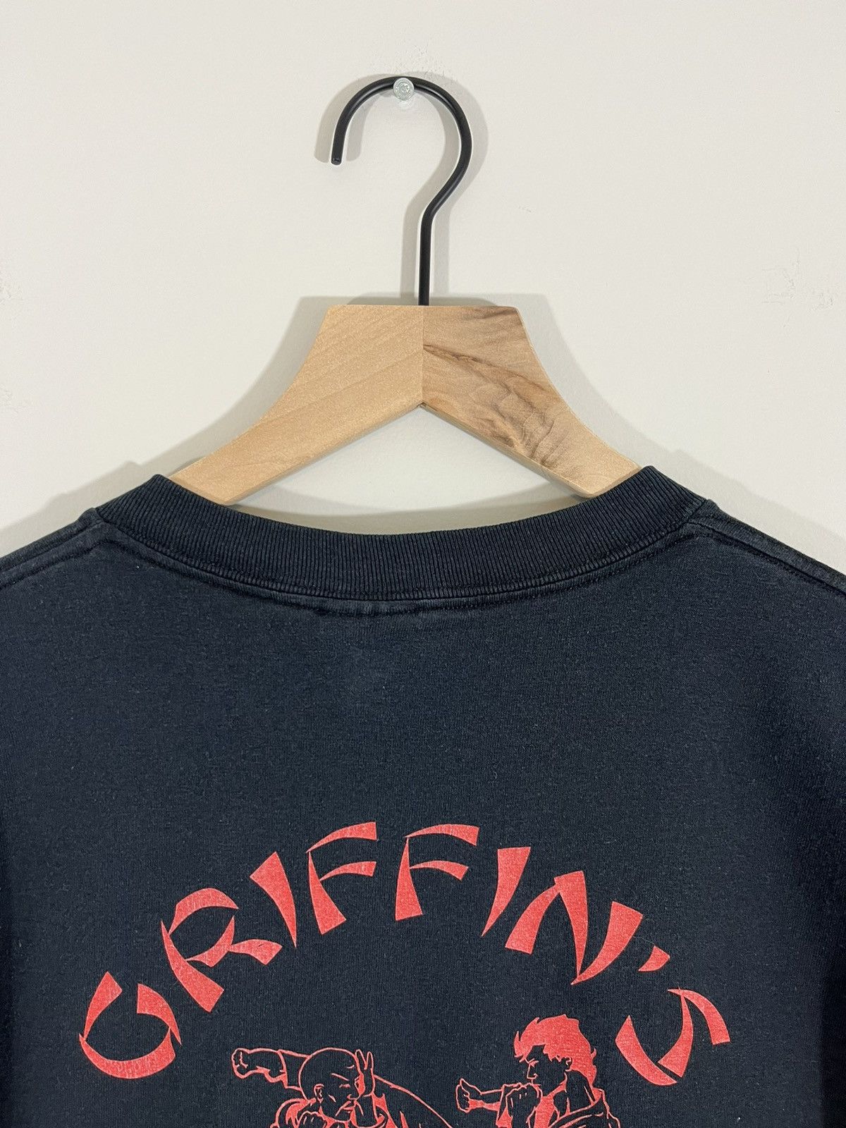 Vintage Hawaii Karate Combat Faded Black Martial Arts Tee Size US L / EU 52-54 / 3 - 9 Thumbnail