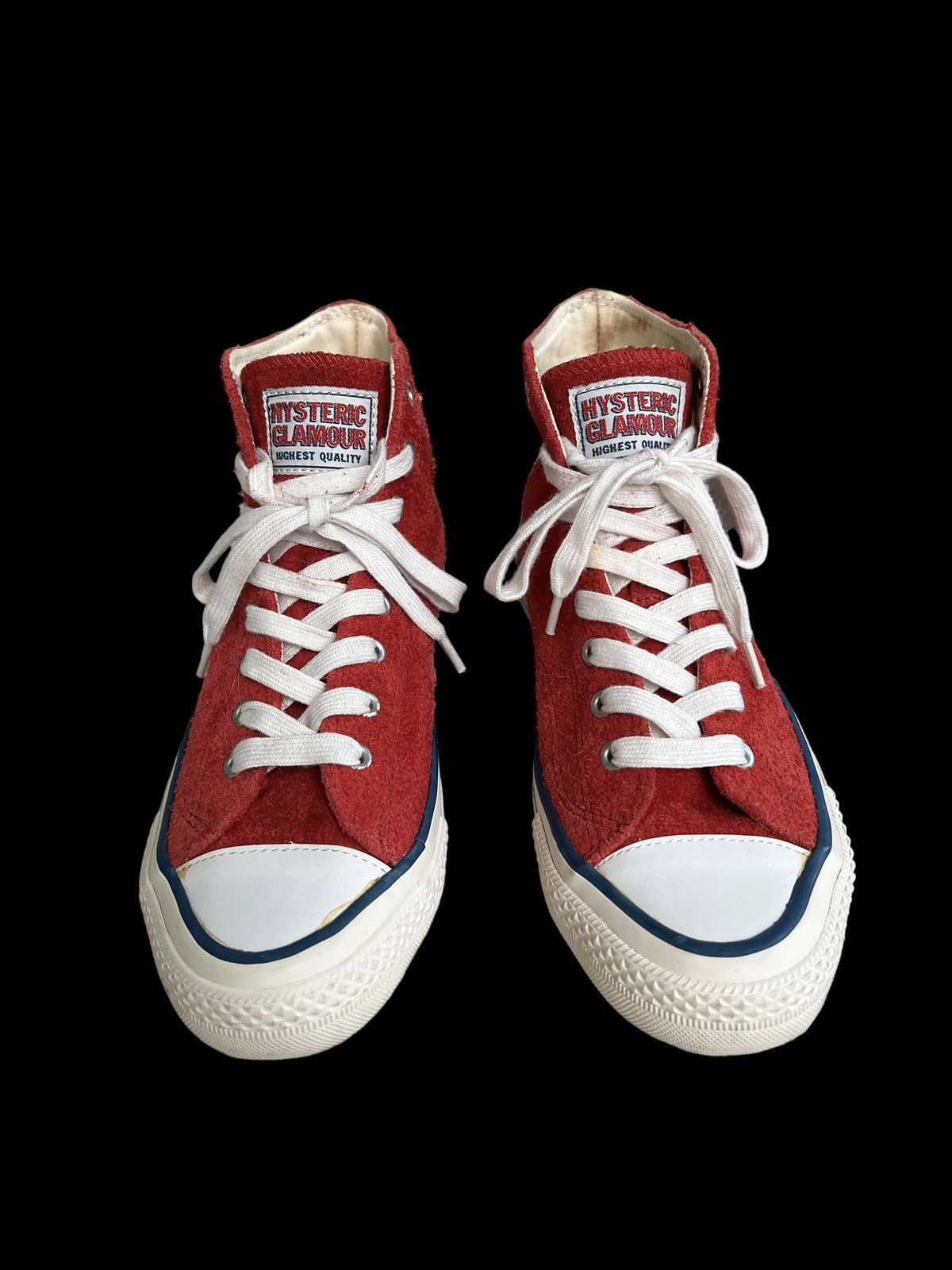 Hysteric Glamour Vintage Hysteric Glamour Suede Leather High Top Sneakers Size US 7 / EU 40 - 2 Thumbnail