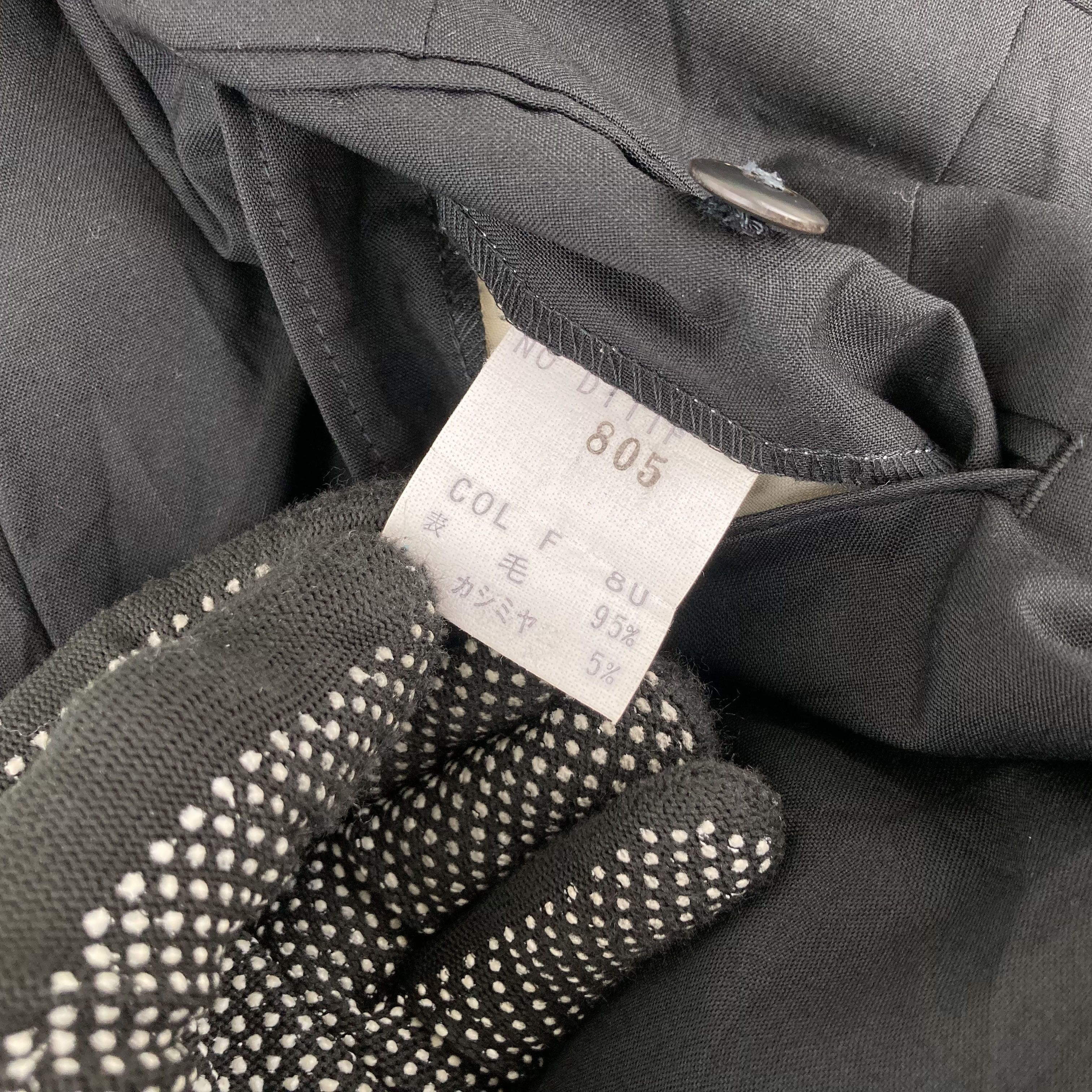 Christian Dior Monsieur × Vintage Vtg Christian Dior Monsieur Black Designer Pant Size US 34 / EU 50 - 6 Thumbnail