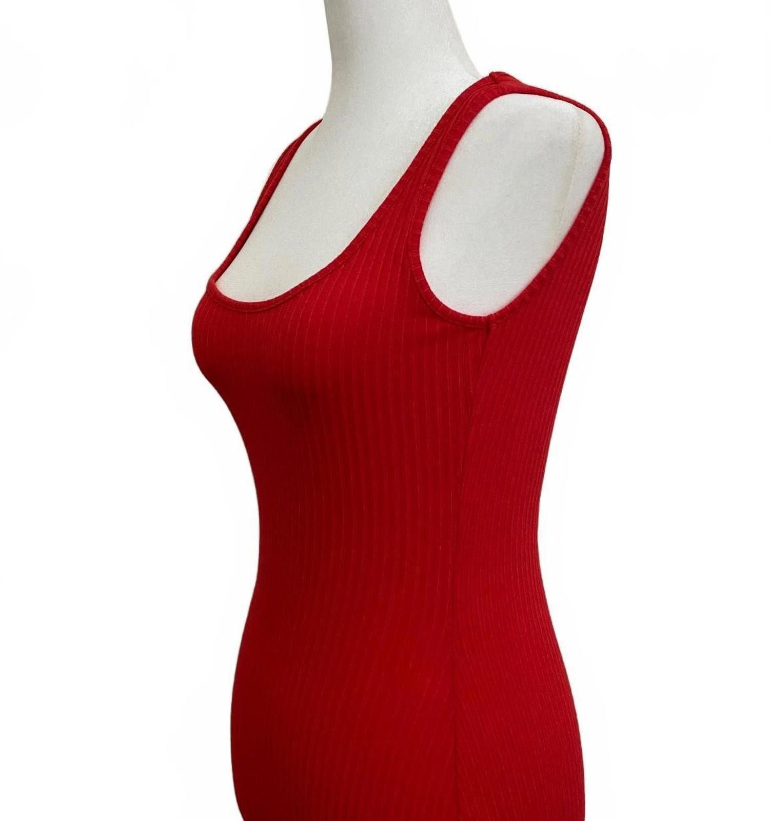 French Connection FRENCH CONNECTION Tommy Rib Knit Tank Dress (SMALL) Size S / US 4 / IT 40 - 4 Thumbnail