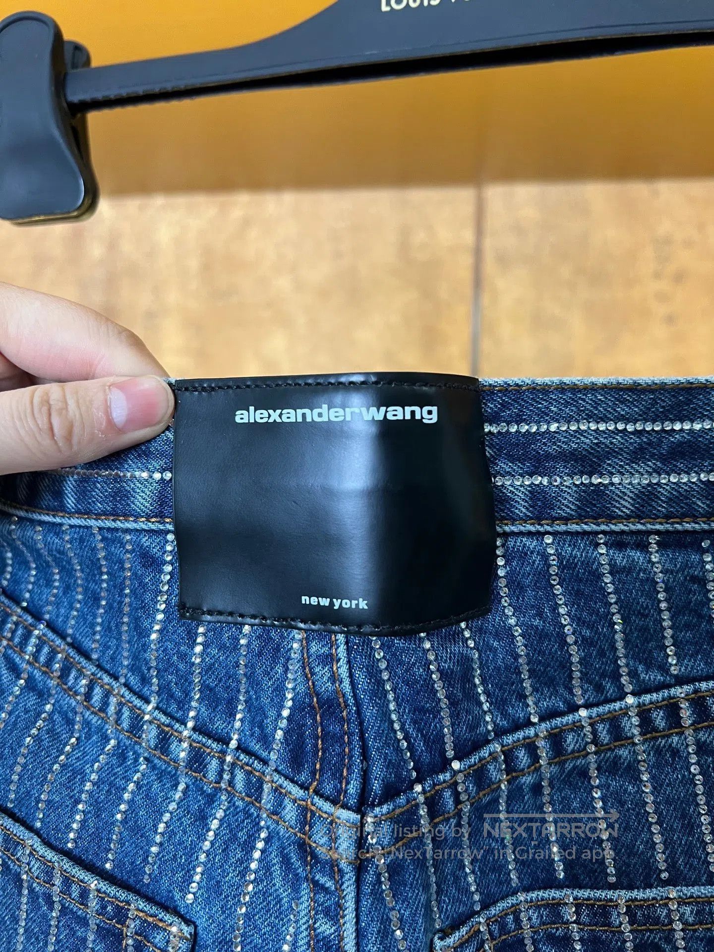 Alexander Wang Alexander Wang Rhinestone Jeans| Size 24" / US 00 / IT 34 - 4 Thumbnail