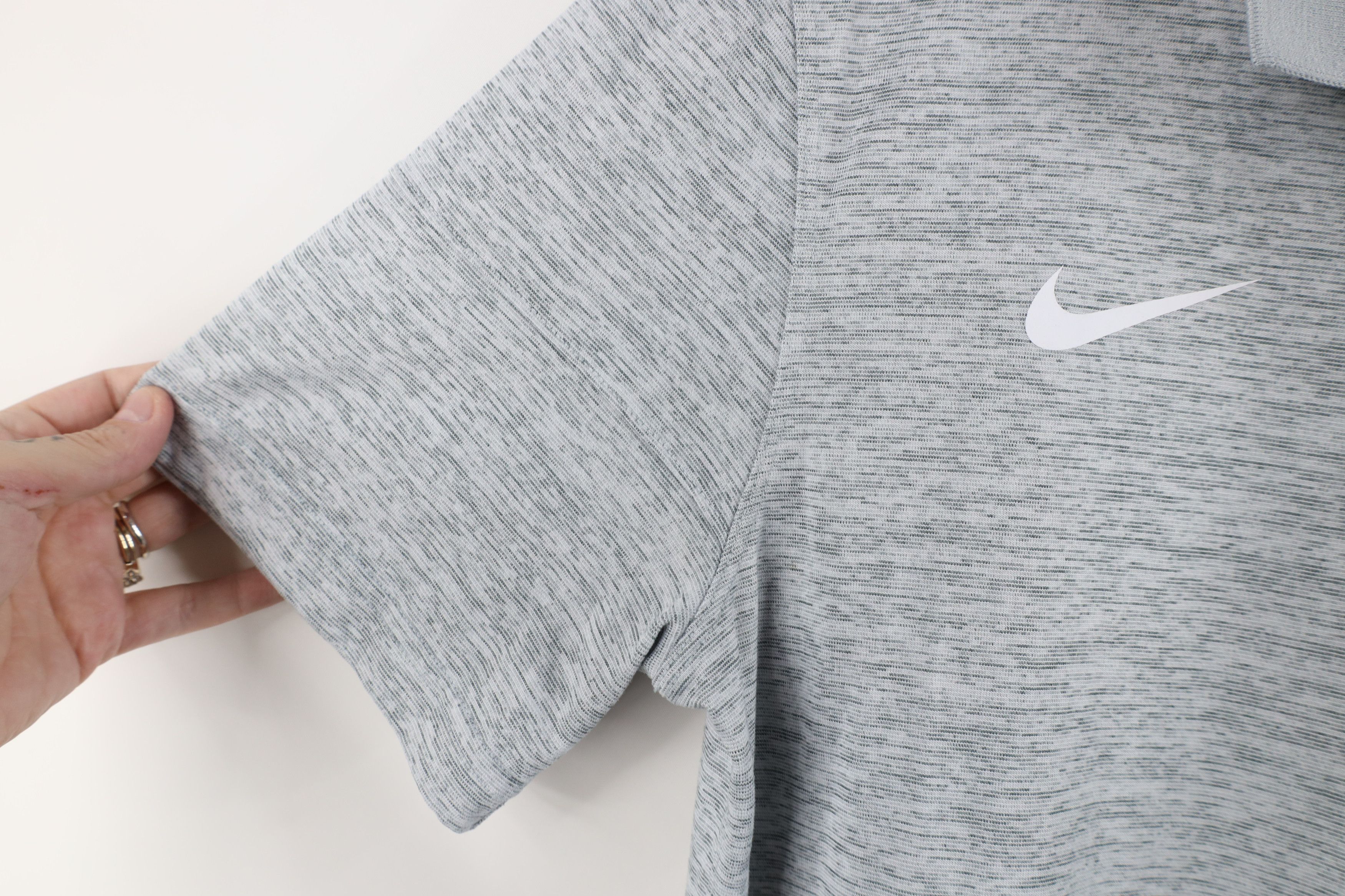 Nike × Vintage Nike University of Toledo Football Golf Polo Shirt Gray Size US S / EU 44-46 / 1 - 9 Thumbnail