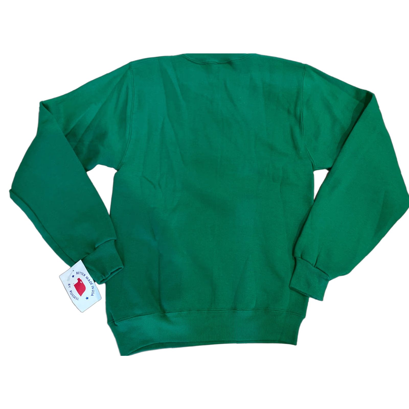 Vintage VINTAGE Russell Crew Sweatshirt Mens XS Green 90s Deadstock NWT Blank Crew Size US XS / EU 42 / 0 - 1 Thumbnail