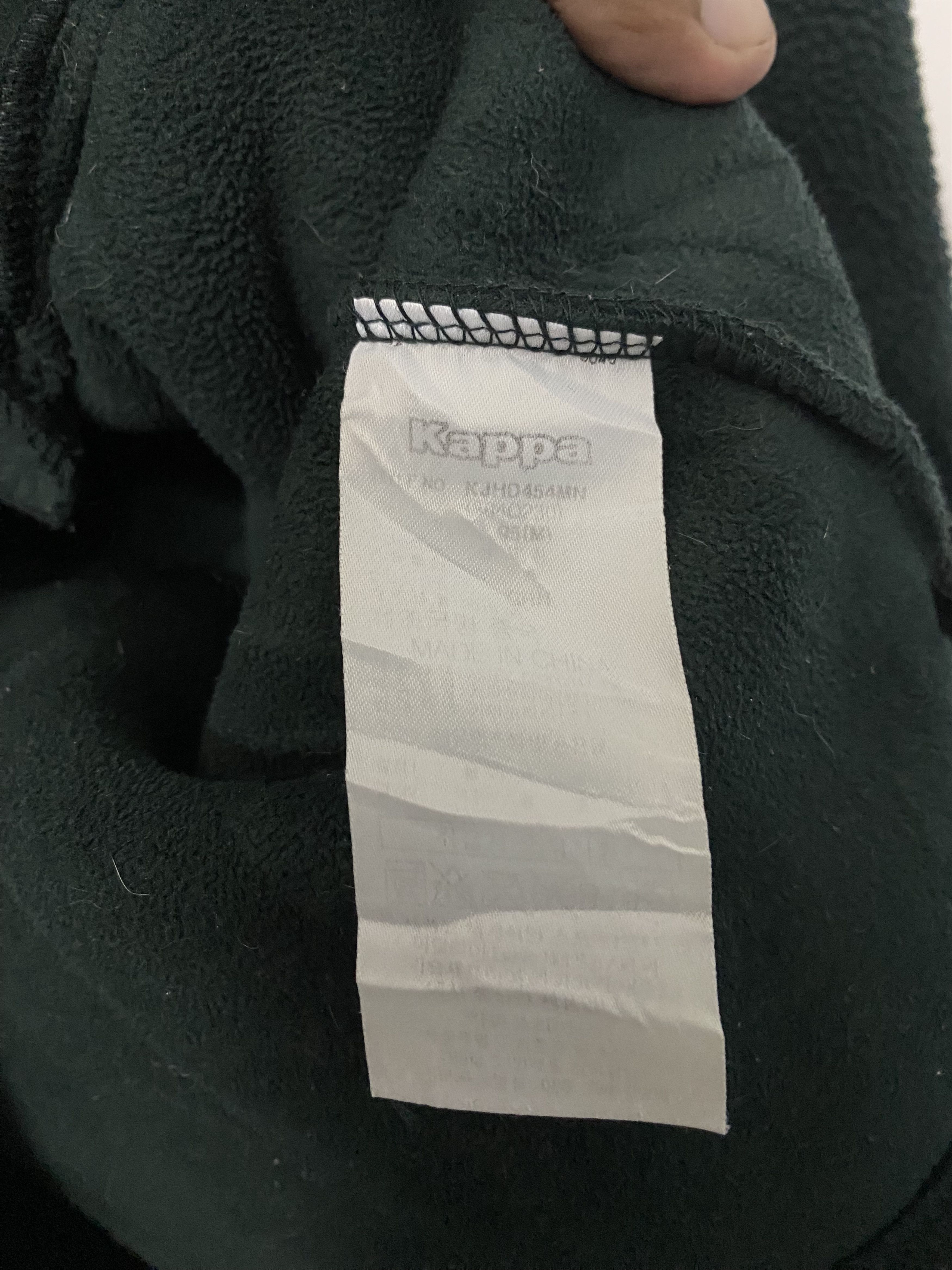 Kappa Vintage Kappa Deep Green Fleece Pullover Hoodie Medium Size US M / EU 48-50 / 2 - 10 Thumbnail