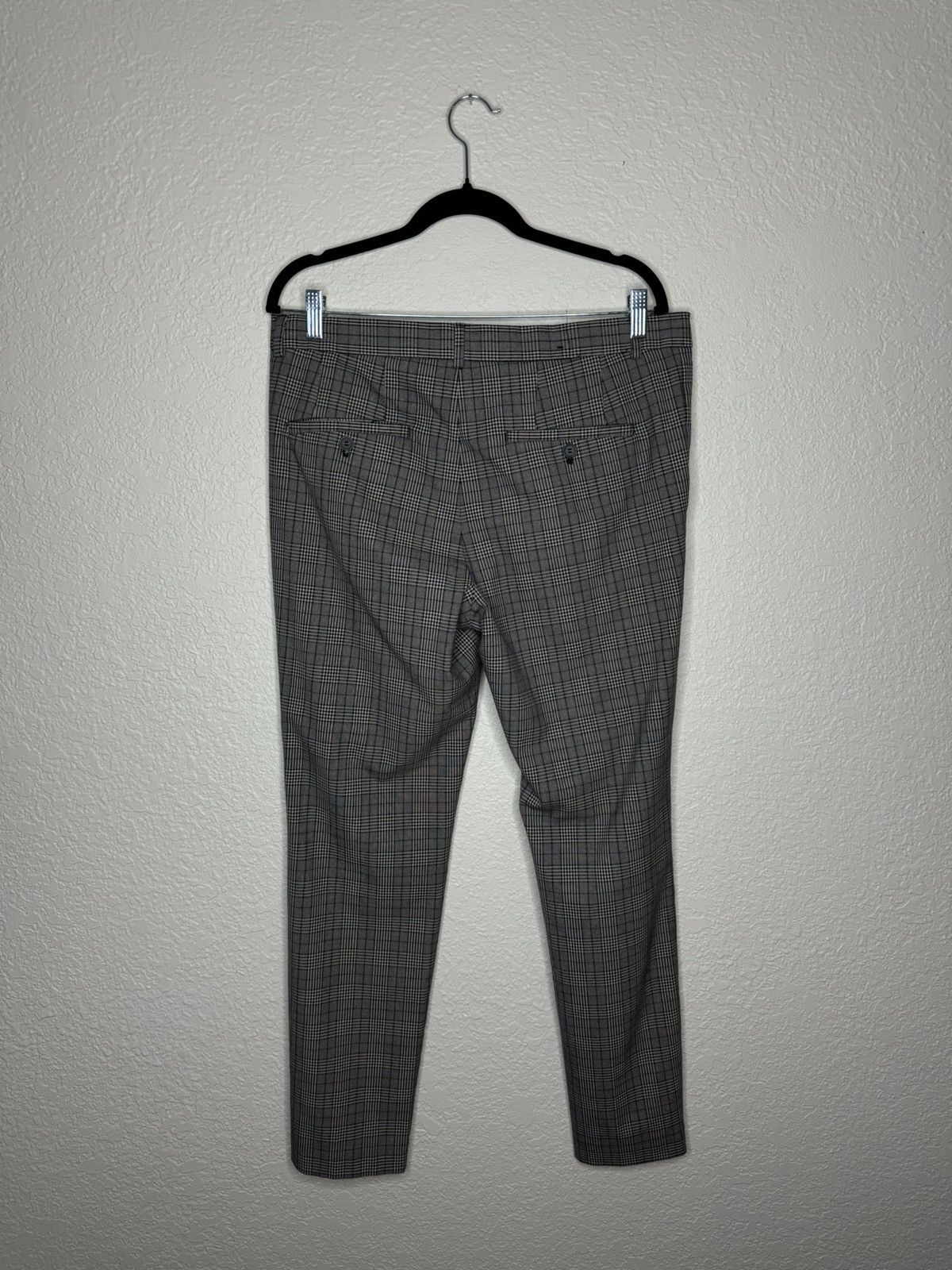 H&M H&M Classic Plaid Suit Pants Size 34R - 2 Thumbnail