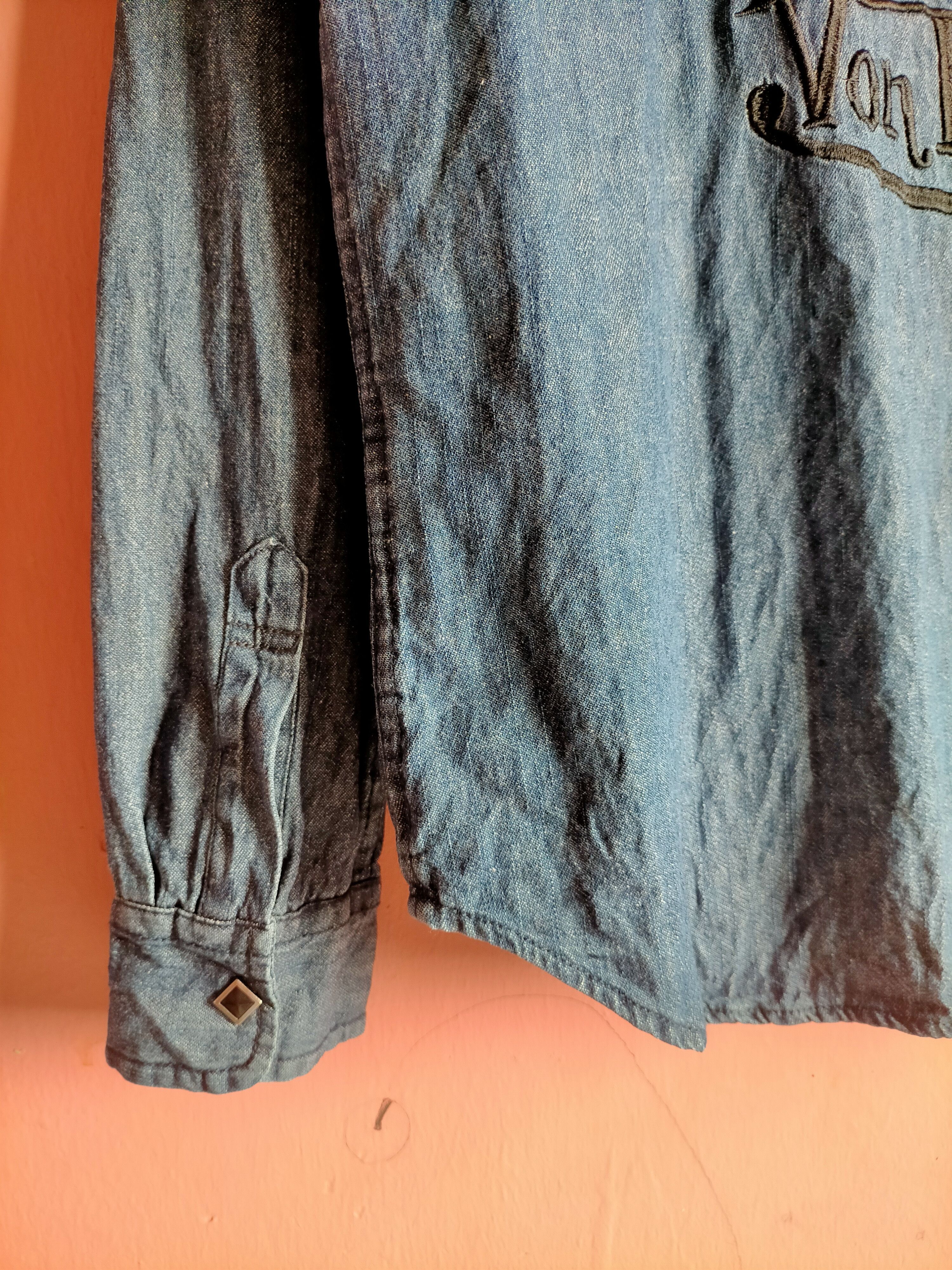 Von Dutch Von Dutch Denim Western Skulls Embroidered Button ups Size US XL / EU 56 / 4 - 11 Thumbnail