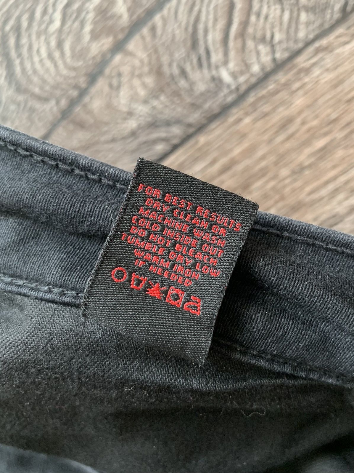 Other Road To Awe R+A Avant Garde Black Skinny Jeans Made in USA Size US 32 / EU 48 - 11 Thumbnail