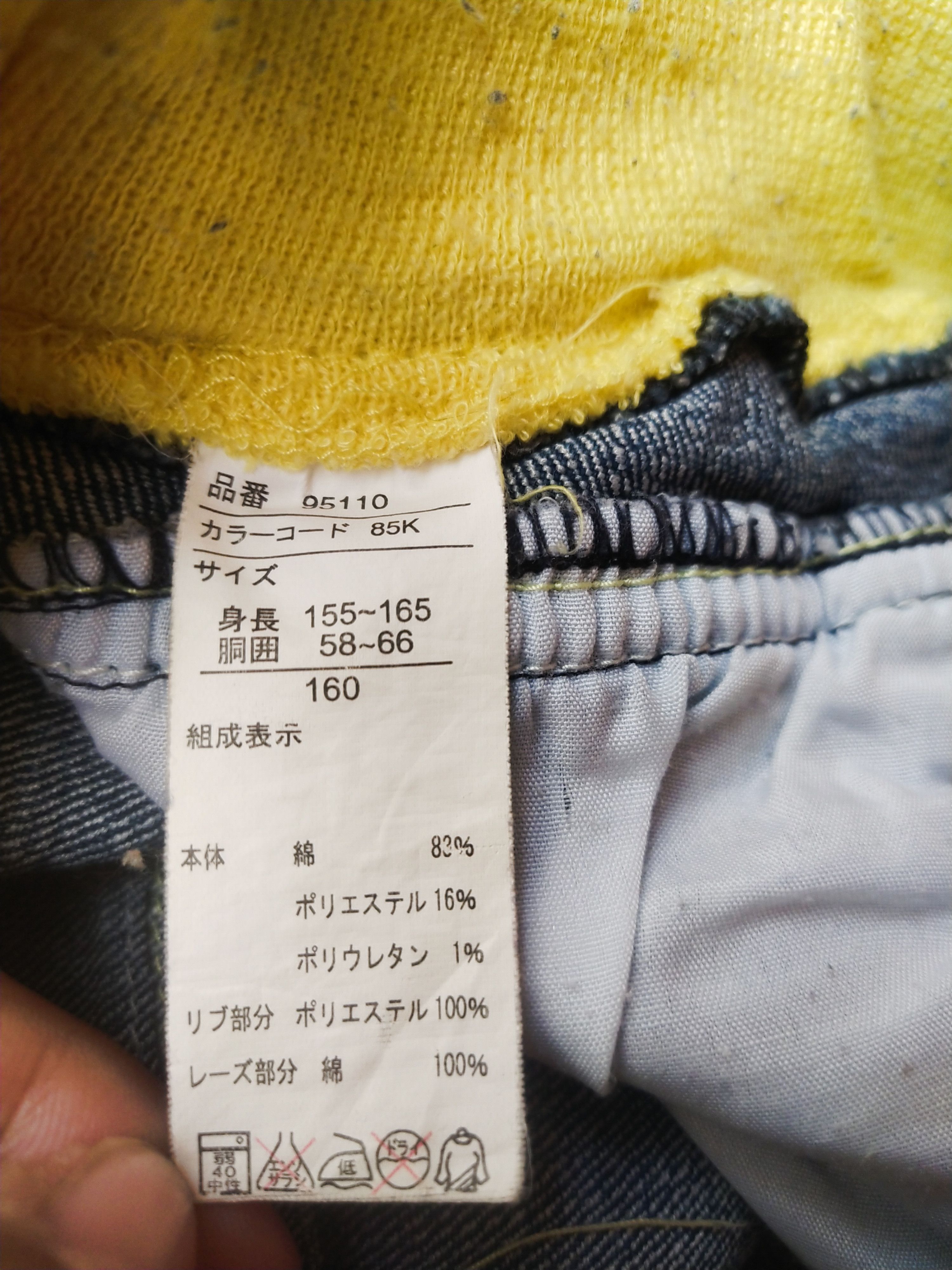 Angel Blue Sweet Dream Denim Shorts – Japan Label – Kawaii Y2K Style Size 26" / US 2 / IT 38 - 7 Thumbnail