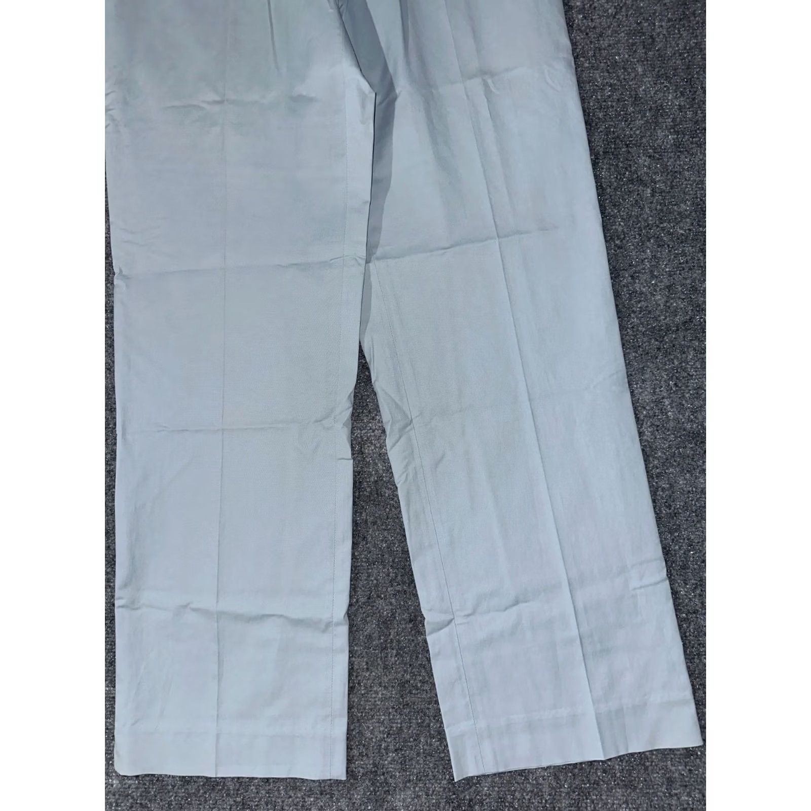 Banana Republic Banana Republic Pants Womens 10 Gray Cotton Stretch Flat Front Straight Leg Chin Size 32" / US 10 / IT 46 - 2 Thumbnail